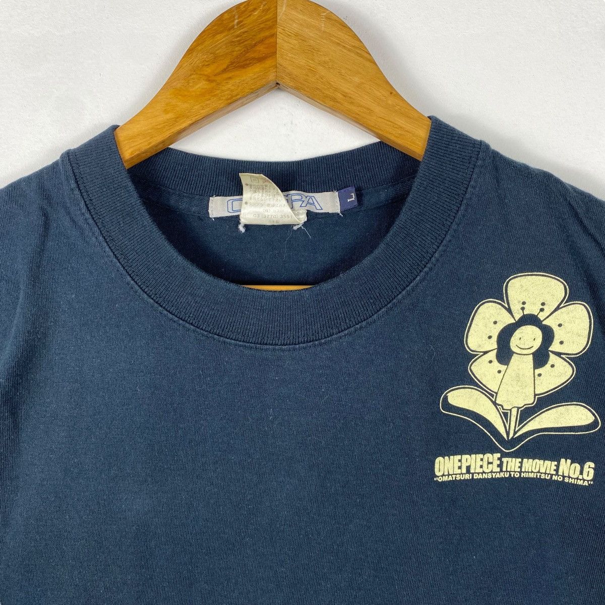 Anime Vintage 00's ONE PIECE The Movie No.6 Usopp & Chopper Tee Size US L / EU 52-54 / 3 - 4 Thumbnail