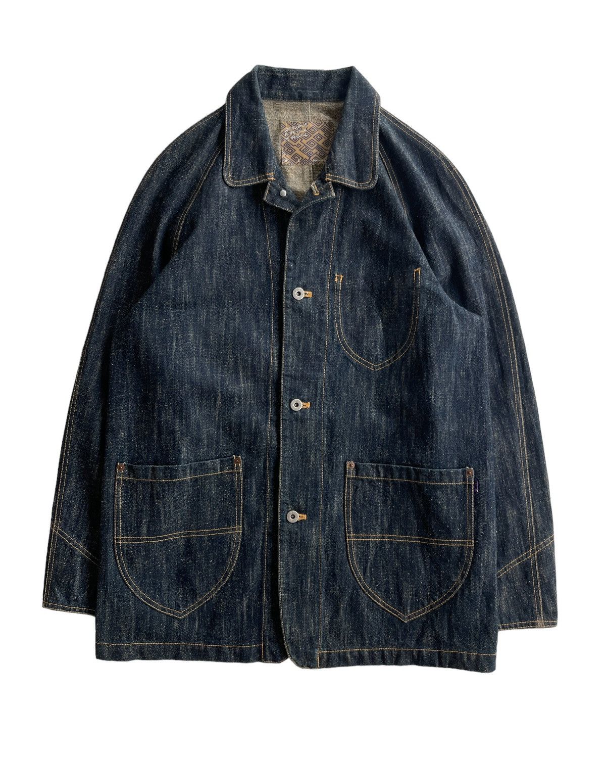 Vintage Takeo Kikuchi Blue Indigo Denim Jacket
