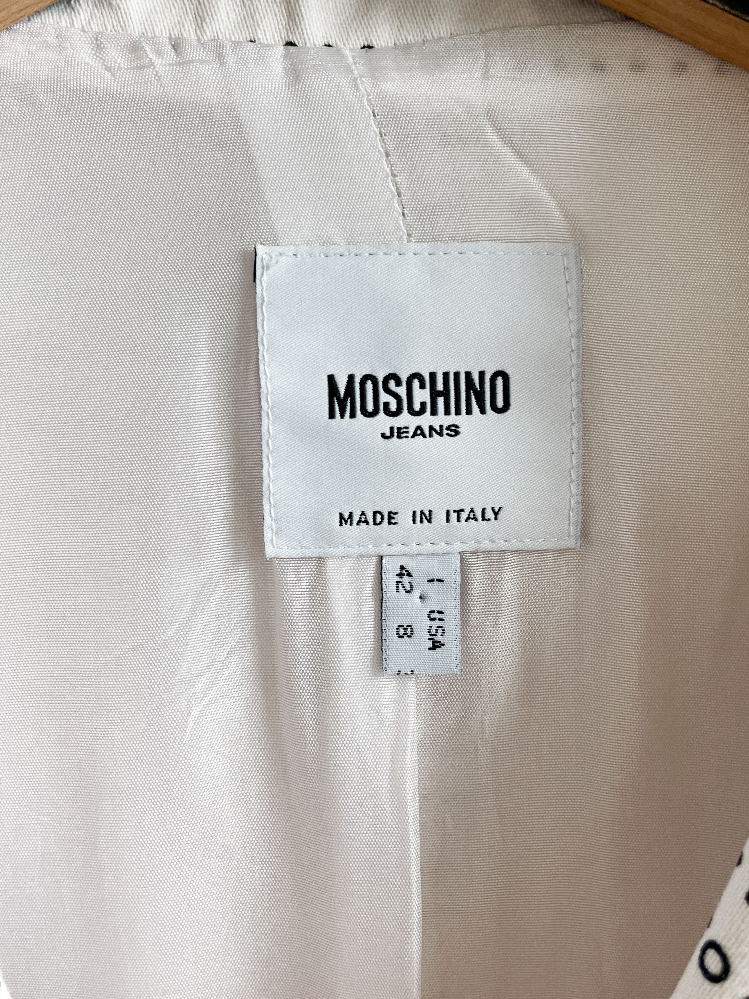 Moschino white blazer Size S / US 4 / IT 40 - 2 Thumbnail