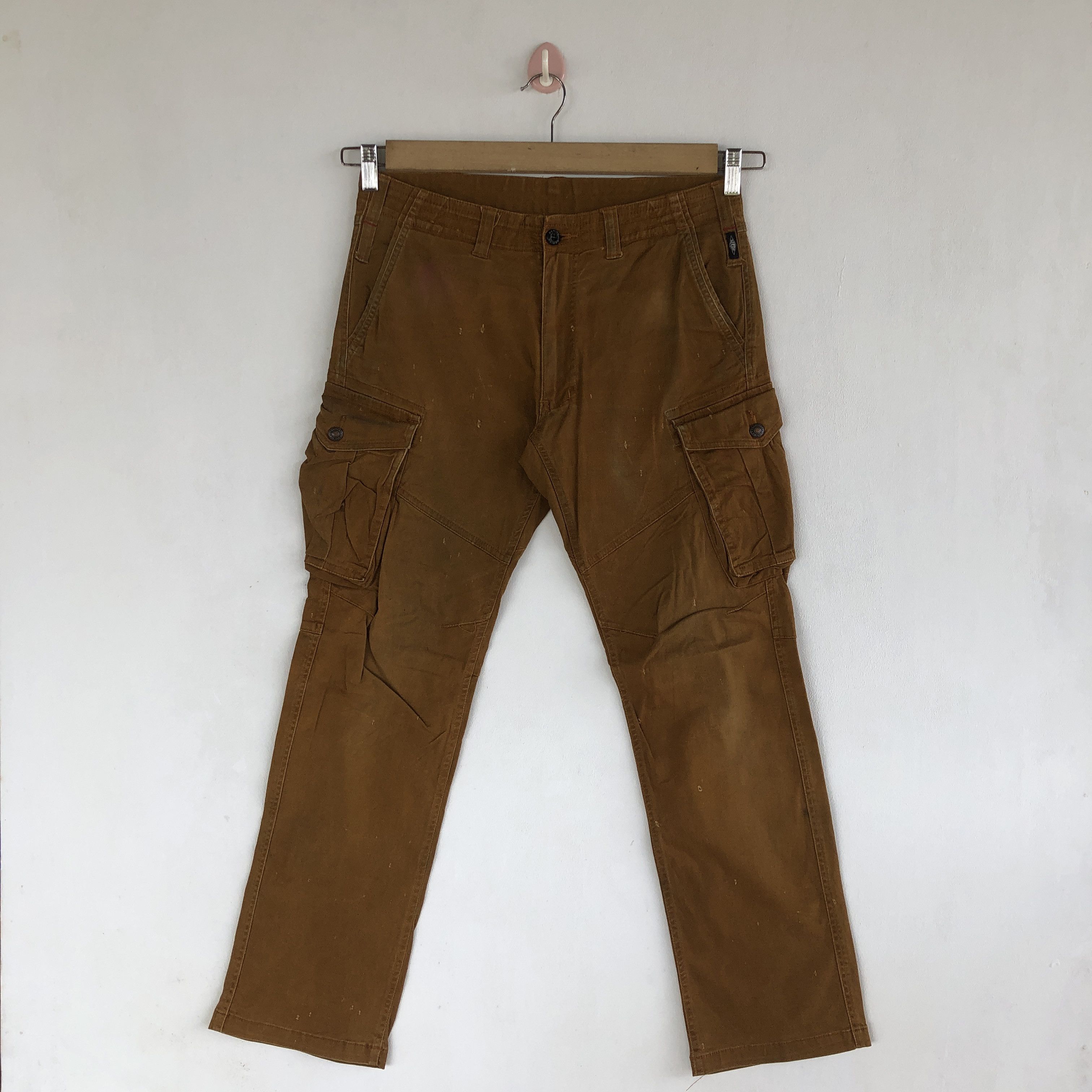 Japanese Brand Vintage Japanese Cargo Pants Multi Pocket Military Trousers Size US 30 / EU 46 - 1 Thumbnail
