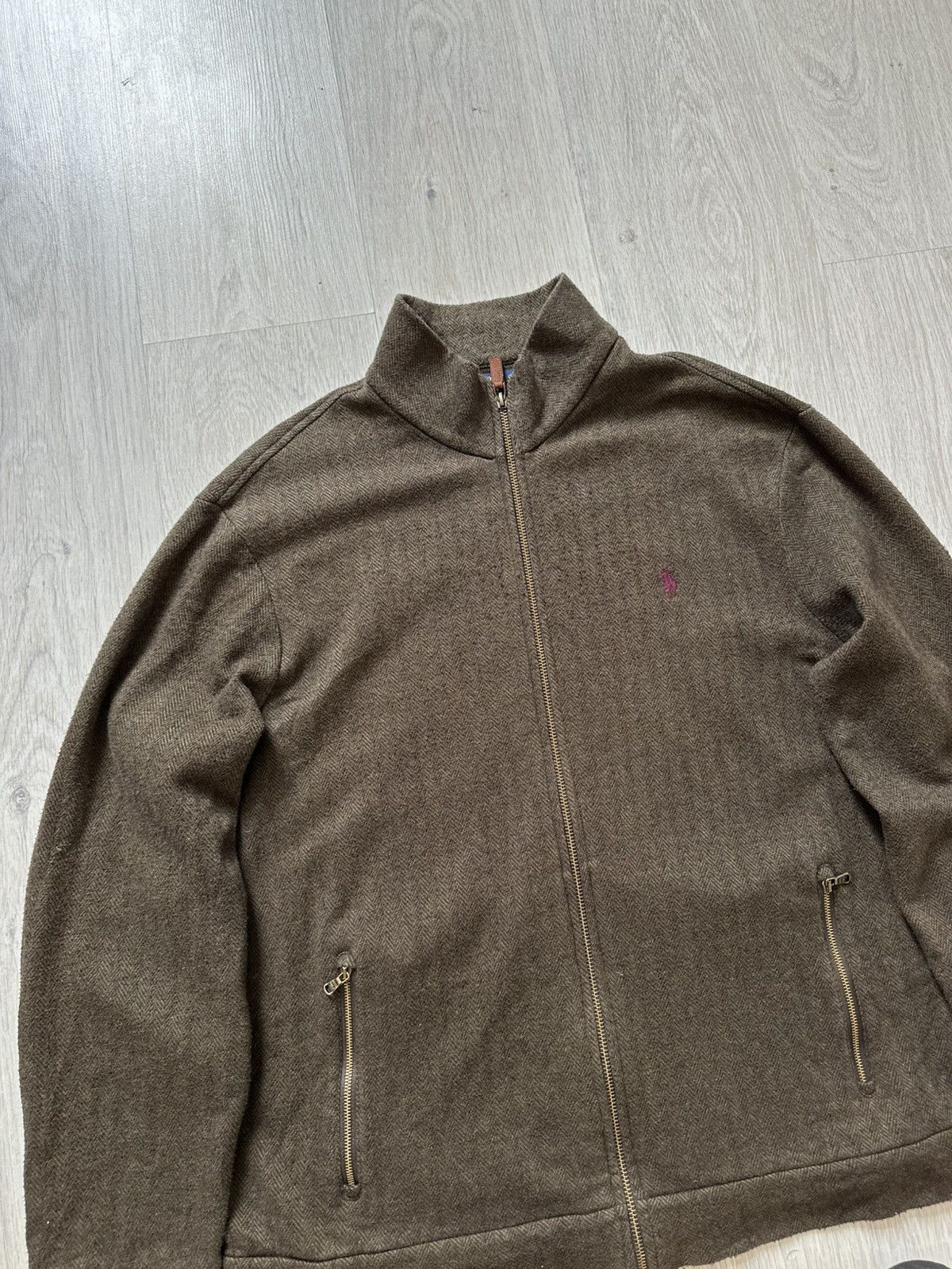 Polo Ralph Lauren Vintage Polo Ralph Lauren Zip Sweater Size US L / EU 52-54 / 3 - 3 Thumbnail