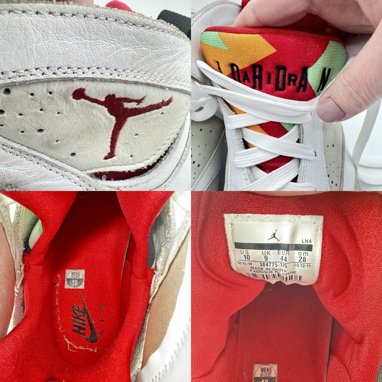 Nike Nike Air Jordan 7 Retro Hare 2015 Sneaker Men Size 10 White Retro Hairstyle 304775-125 Size US 10 / EU 43 - 8 Thumbnail