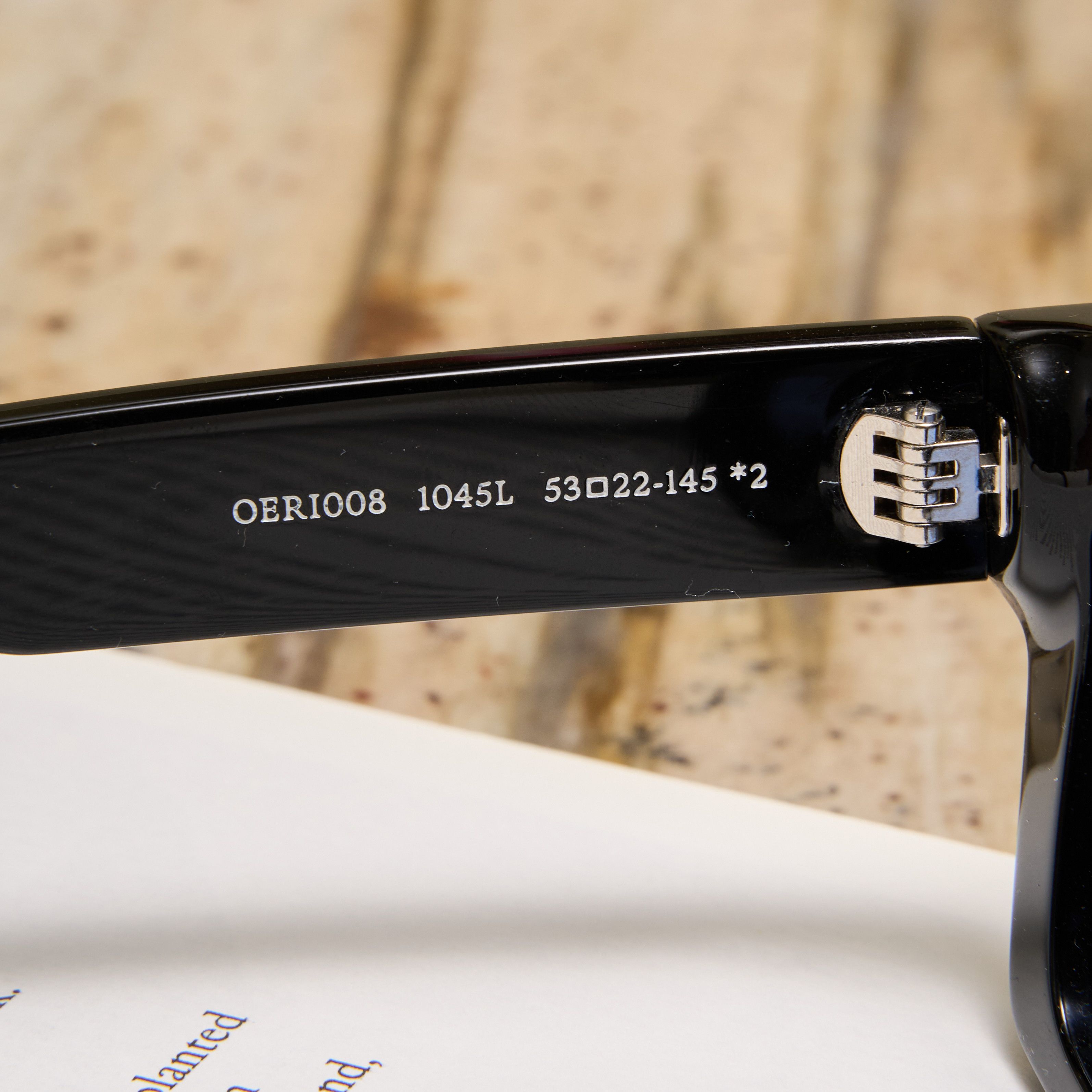 Off-White OFF WHITE Virgil Sunglasses BLACK/BLUE Size ONE SIZE - 5 Thumbnail