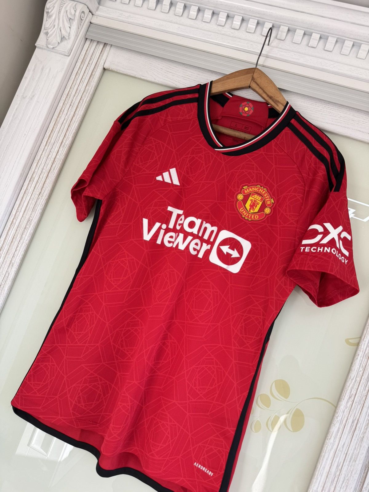 Adidas Manchester United 2023-2024 Home Soccer Jersey Football Kit Size US L / EU 52-54 / 3 - 3 Thumbnail