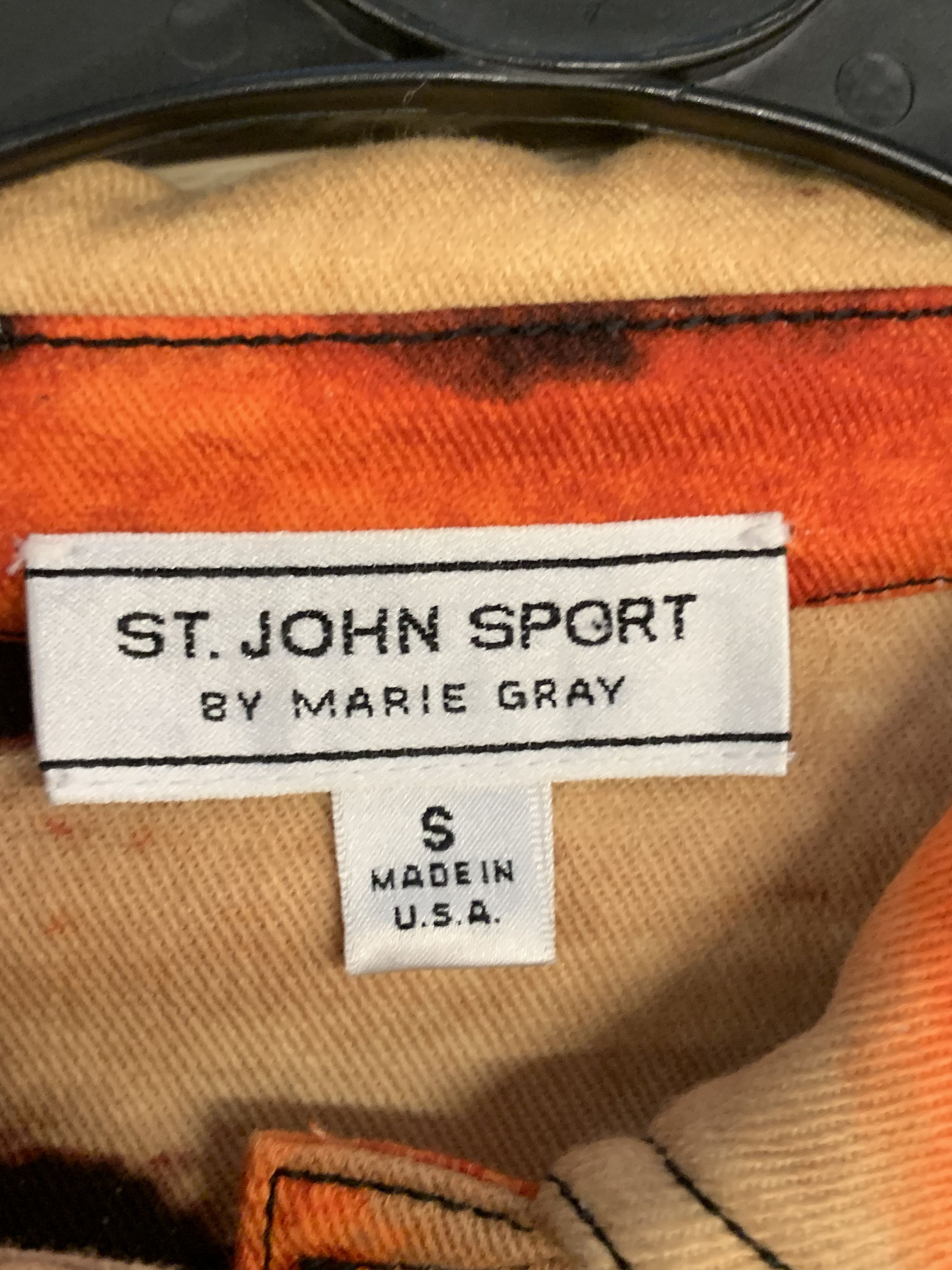 St. John St John Sport by Marie Gray orange denim jacket Size S / US 4 / IT 40 - 2 Thumbnail