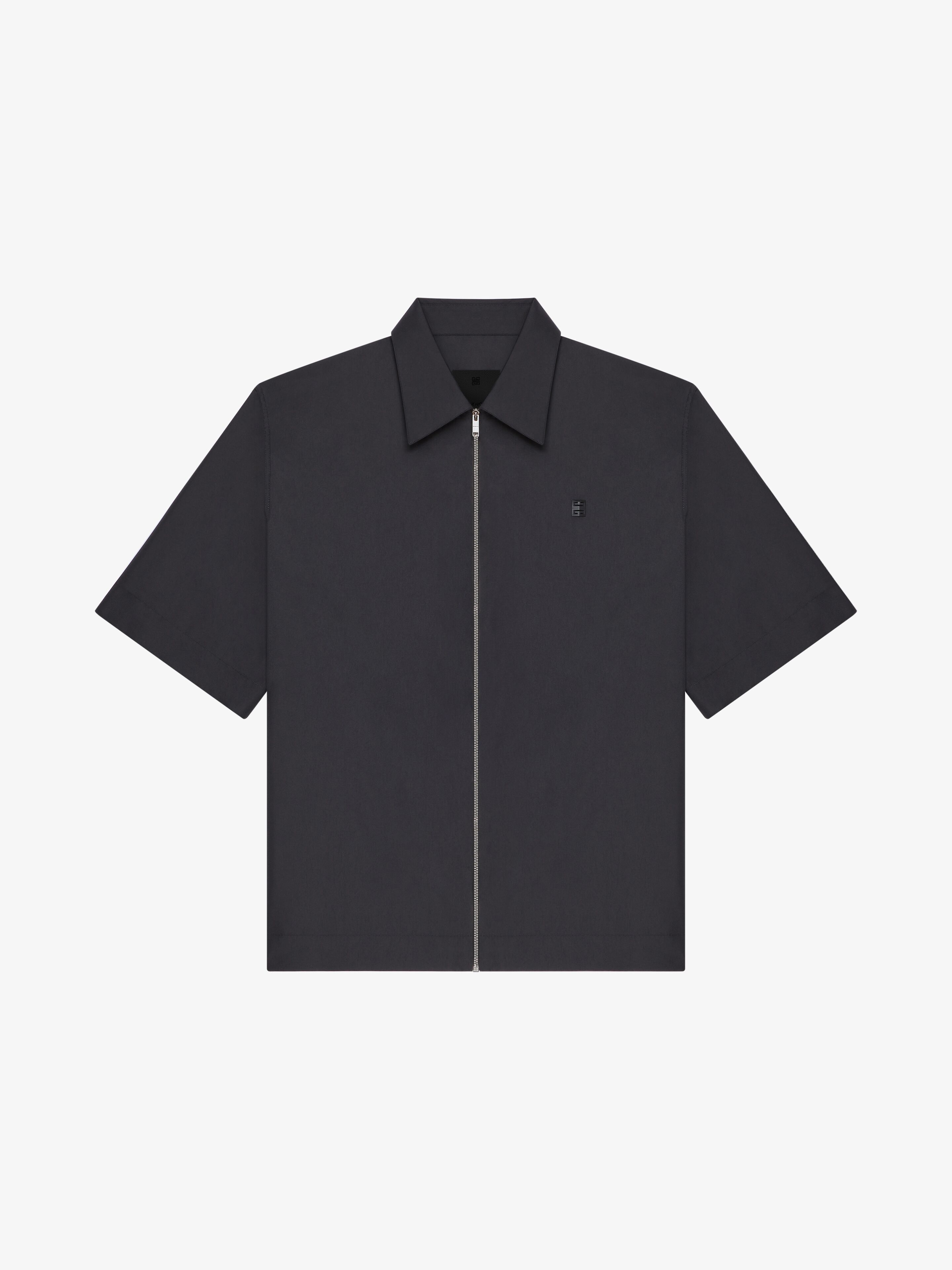 Givenchy o1w1db10925 Casual Zipped Shirt in Black Size US XS / EU 42 / 0 - 1 Thumbnail