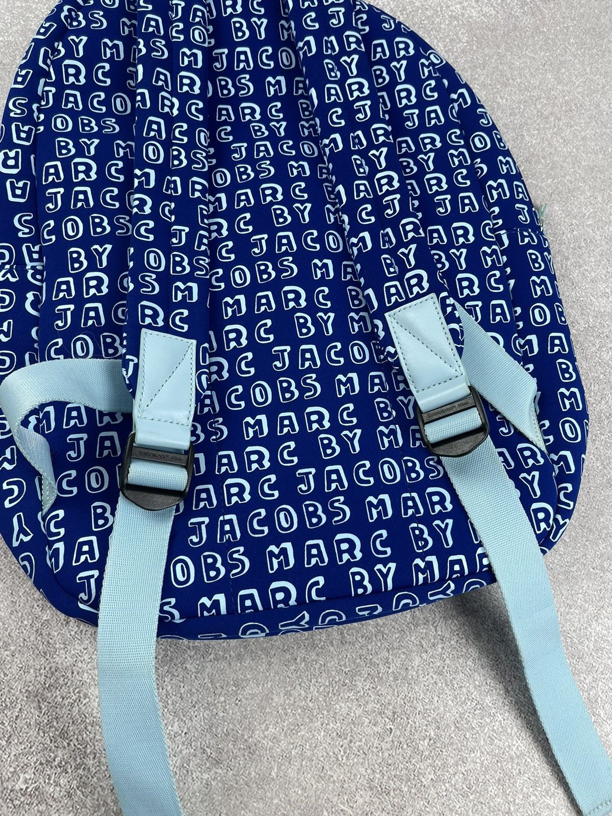 Marc Jacobs Marc Jacobs Backpack Monogram Blue Size ONE SIZE - 10 Thumbnail