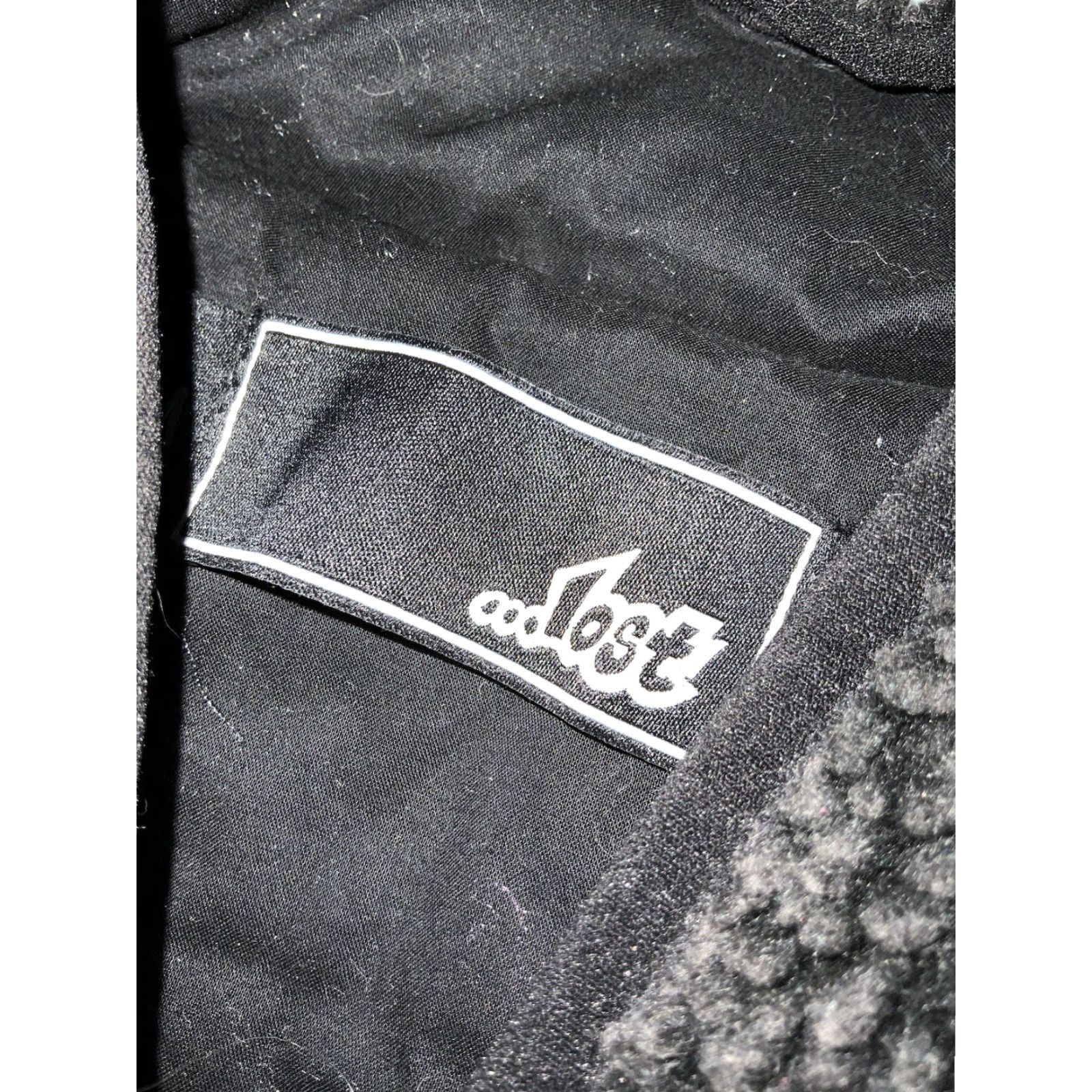Vintage VINTAGE Lost Enterprises Jacket Square Box Deep Pile Sherpa Fleece Zip Liner Charcoal M Mens Size US M / EU 48-50 / 2 - 6 Thumbnail