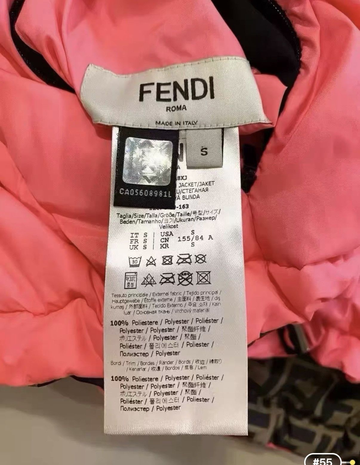 Fendi Fendi Reversible Thick Hooded Cotton Coat J33 Size S / US 4 / IT 40 - 7 Thumbnail