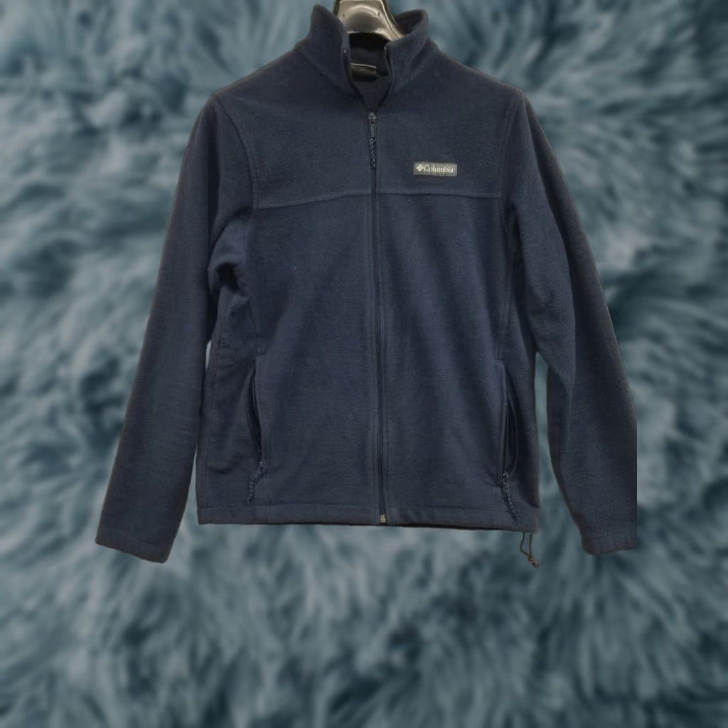 Vintage Columbia Steen Mountain Fleece Jacket Full Zip Blue Medium Mens Jacket Sizes M Size US M / EU 48-50 / 2 - 1 Thumbnail