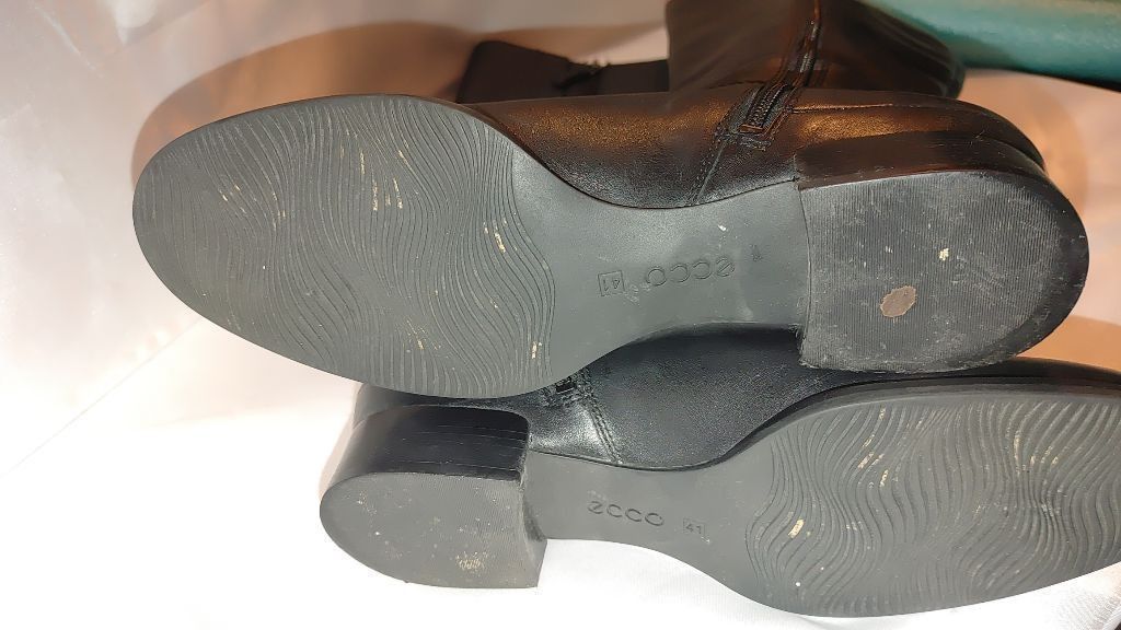 Ecco ECCO Sullivan Black Leather Boots Size 41 Size US 11 / IT 41 - 10 Thumbnail