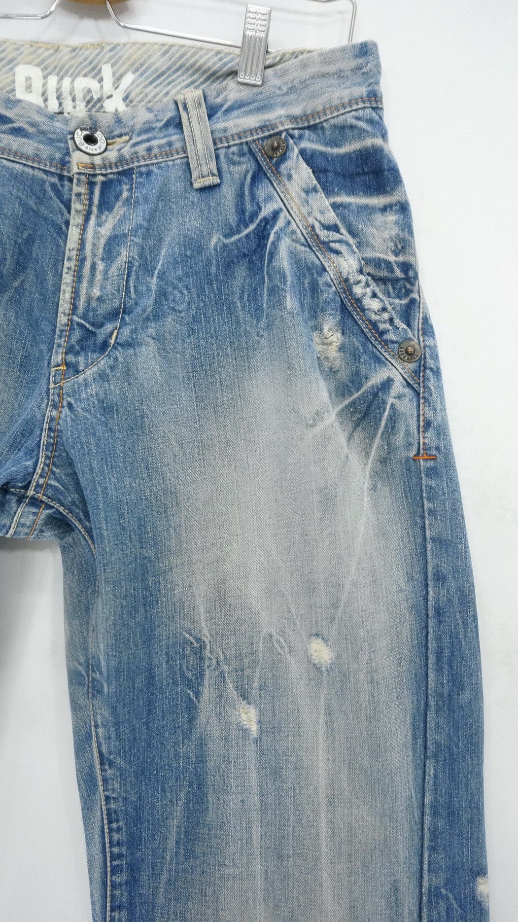 BUCKAROO Vintage Wide Leg Distressed Jeans