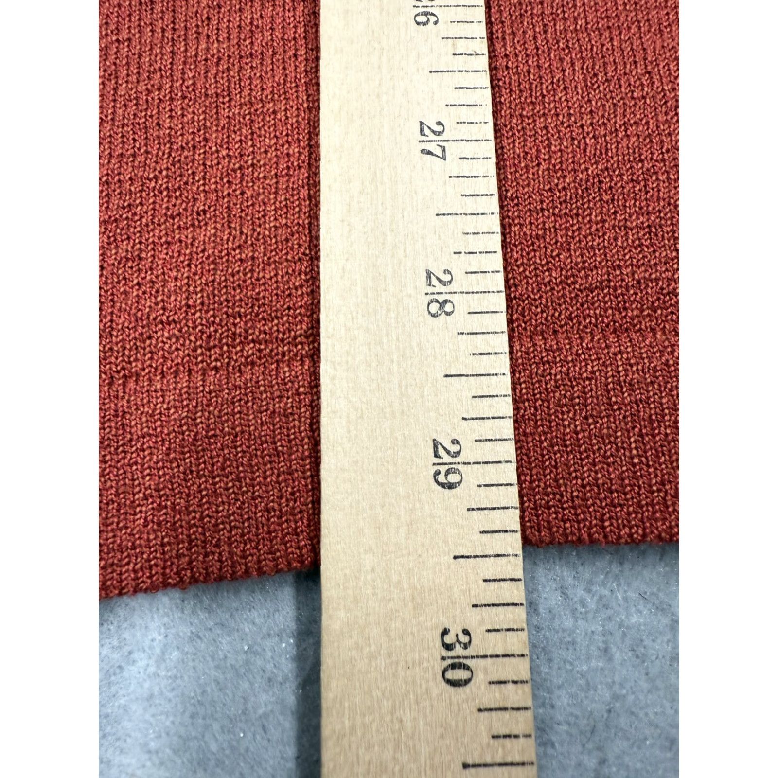 Pronto Uomo VINTAGE Pronto Uomo Sweater 2XL Rust Red Knit Pullover Long Sleeve Mens Classic Italian Preppy Size US XXL / EU 58 / 5 - 7 Thumbnail