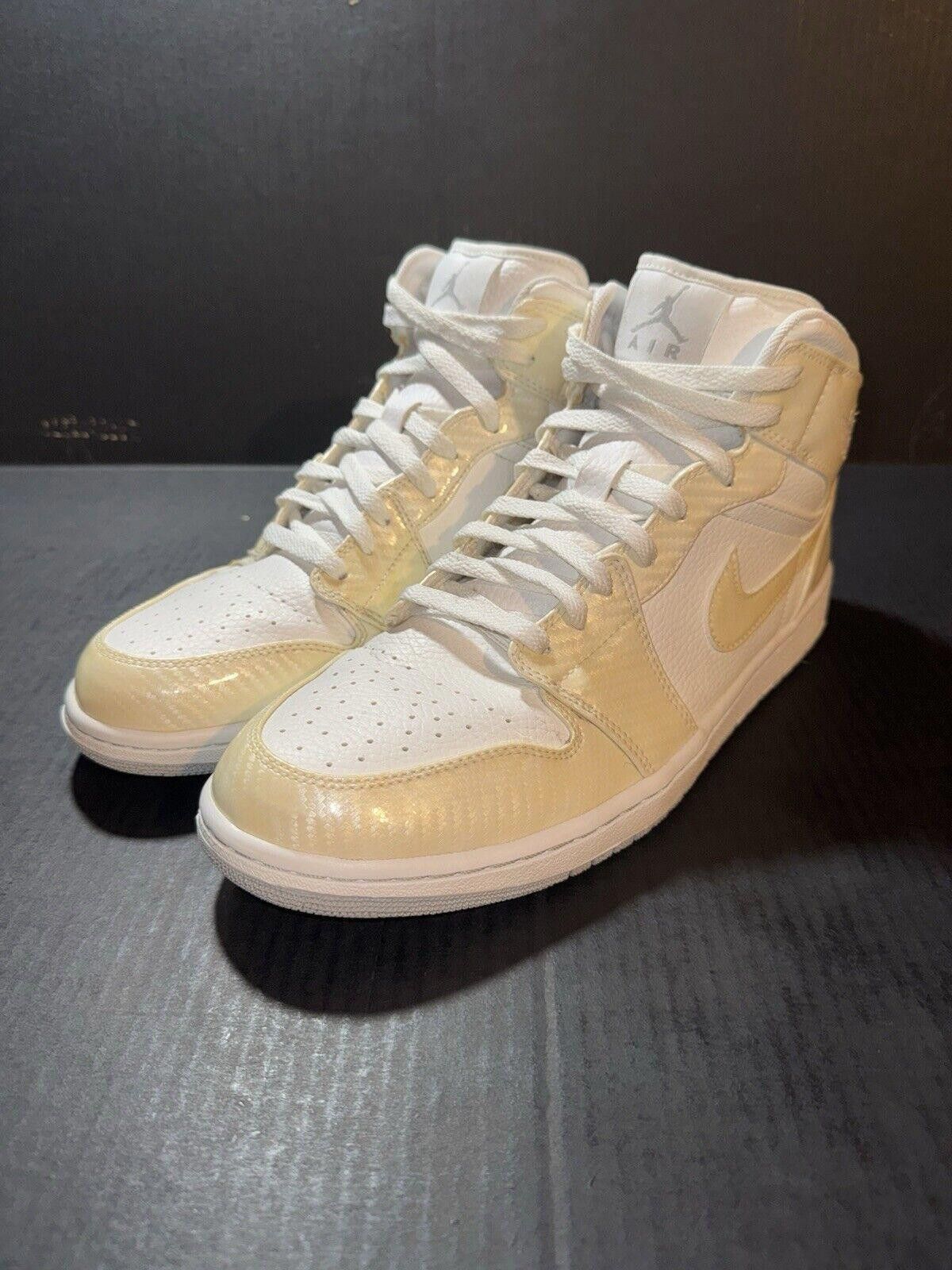 Jordan Brand Nike Air Jordan 1 Phat White Wolf Grey 364770-102 - Size 12 Size US 12 / EU 45 - 4 Thumbnail