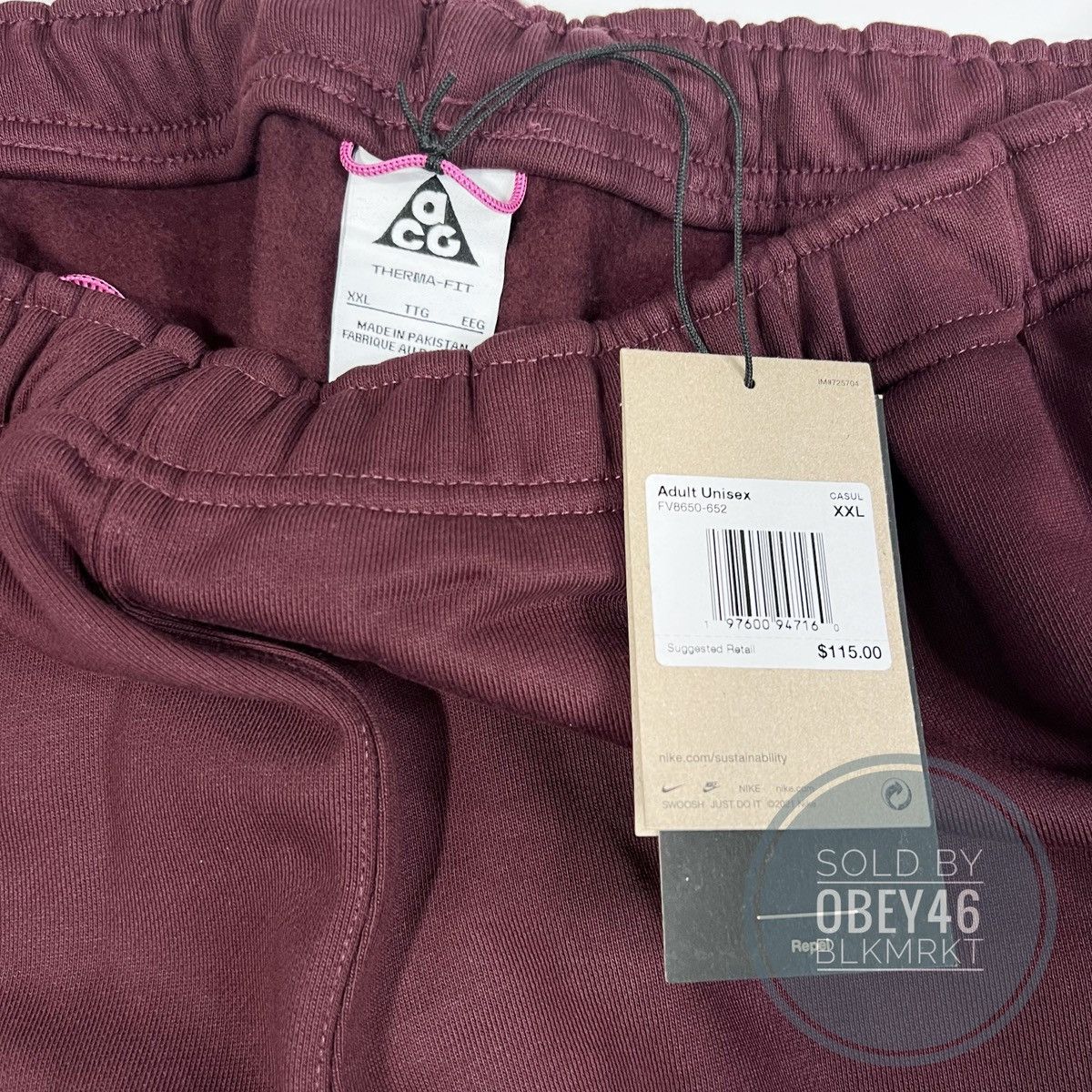 Nike ACG Nike ACG Lungs Therma-Fit Repel Tuff Fleece Pants Size US 40 / EU 56 - 4 Thumbnail