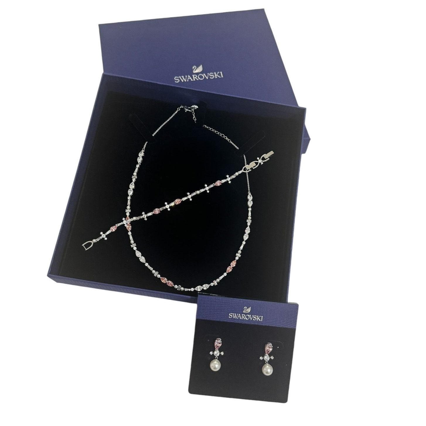 Swarovski Swarovski Perfection Set, Necklace/Earrings/Bracelet Pink Size ONE SIZE - 8 Thumbnail