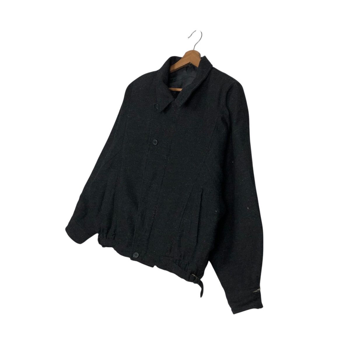 Japanese Brand 📌Vtg Wool Bomber Jacket Double Layer Unbranded Issey Miyake Size US M / EU 48-50 / 2 - 4 Thumbnail
