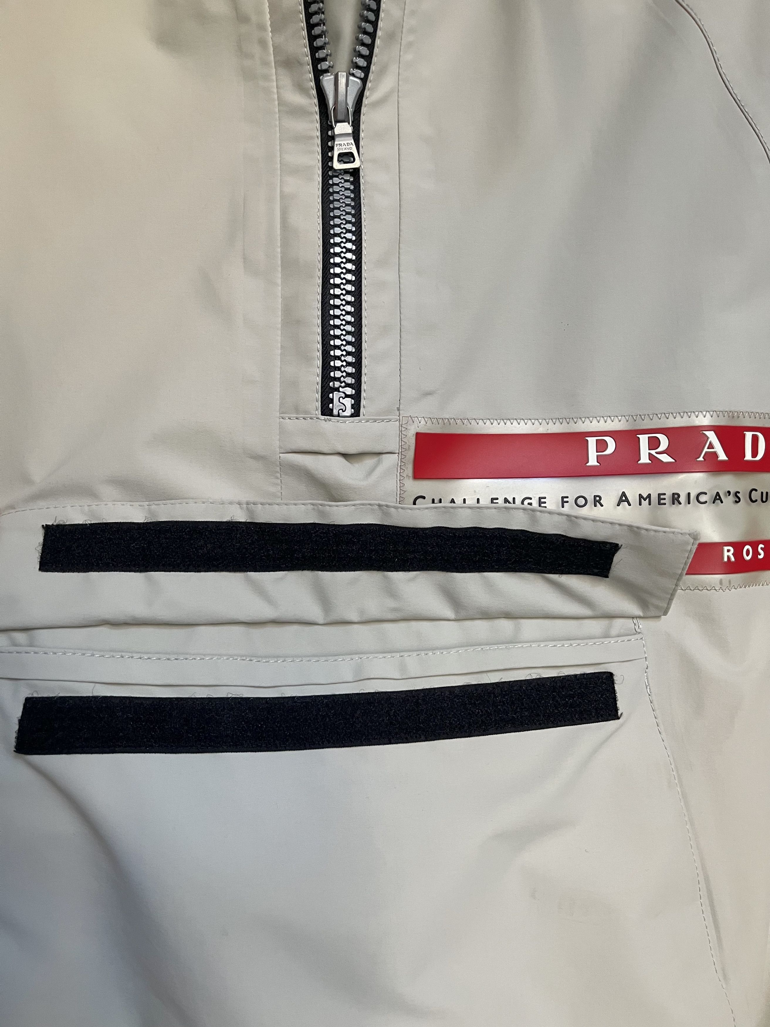Prada 2003 Prada Luna Rossa Half Zip Sailing Jacket Size US L / EU 52-54 / 3 - 8 Thumbnail