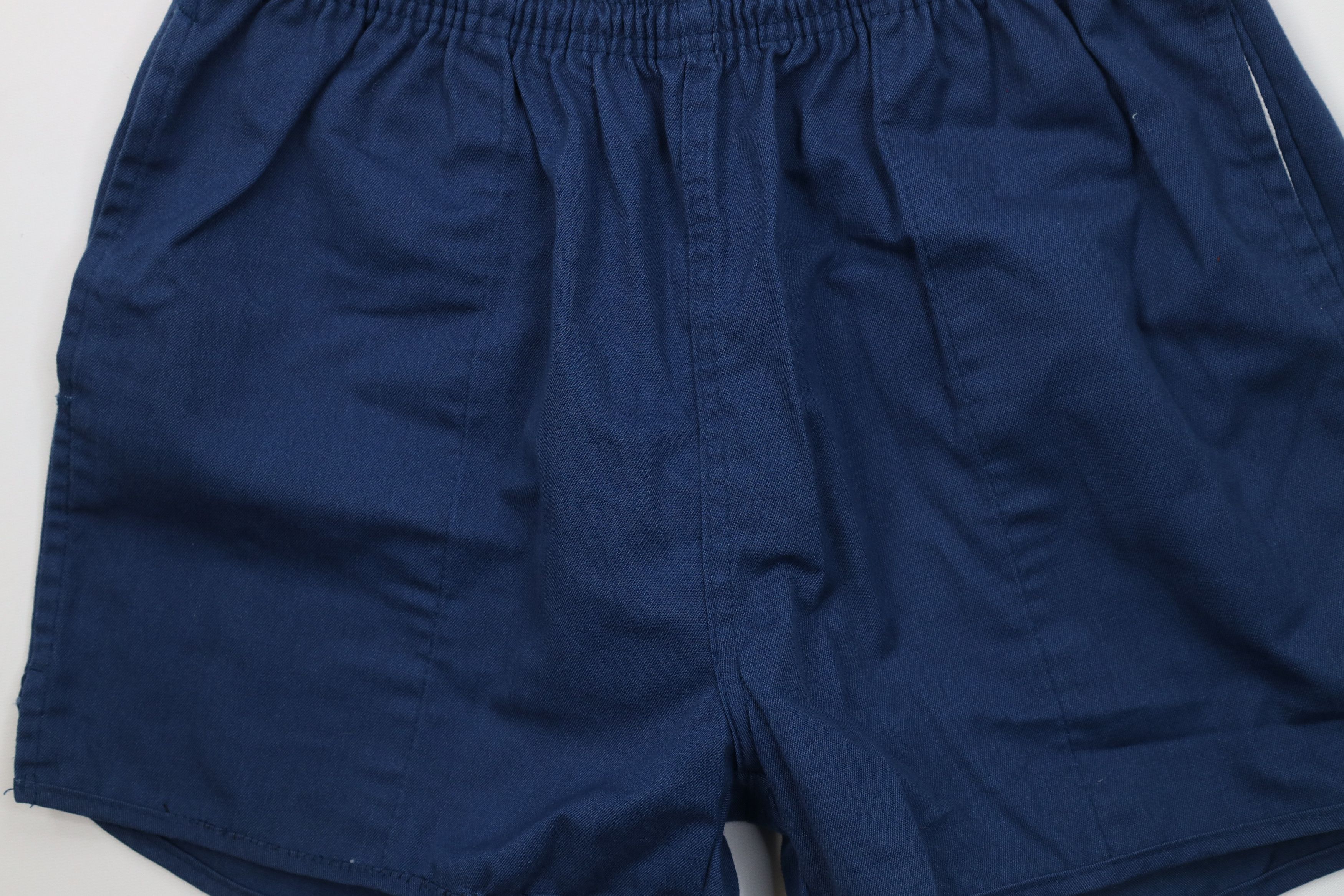 Vintage Vintage 70s Streetwear Above Knee Running Short Shorts Blue Size US 36 / EU 52 - 3 Thumbnail