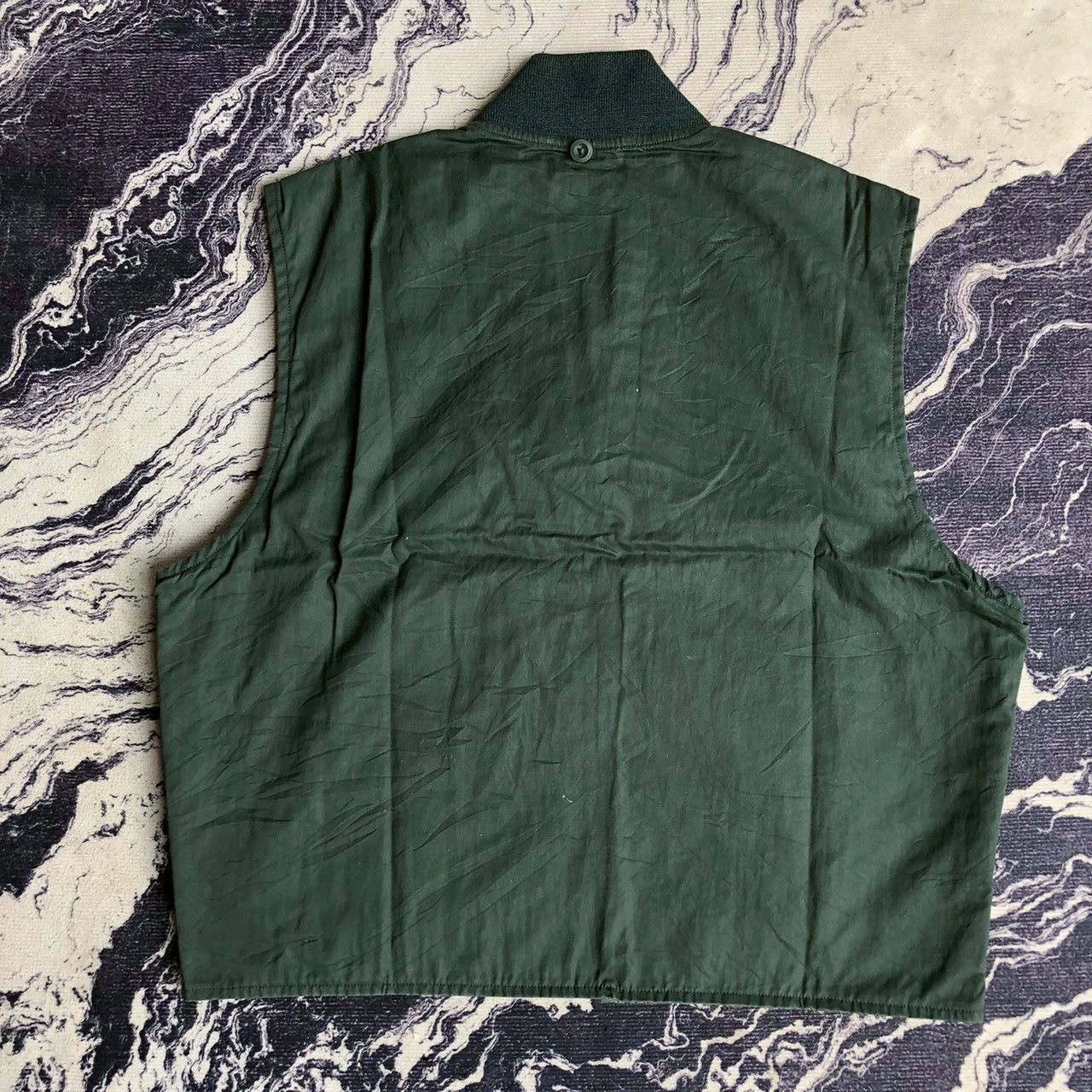 Burberry Vintage 90s Burberrys Green Zip Vest Size US M / EU 48-50 / 2 - 3 Thumbnail