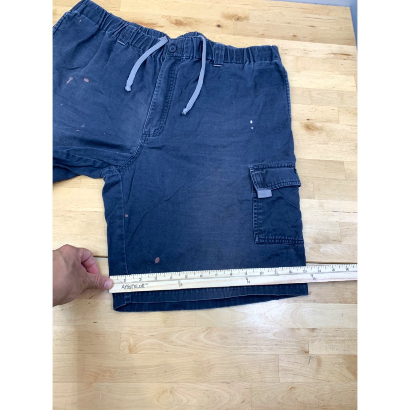 Ocean Pacific VINTAGE OP Ocean Pacific Cargo Shorts L Blue Casual 90s Beach Skate Mens Size US 33 - 6 Thumbnail