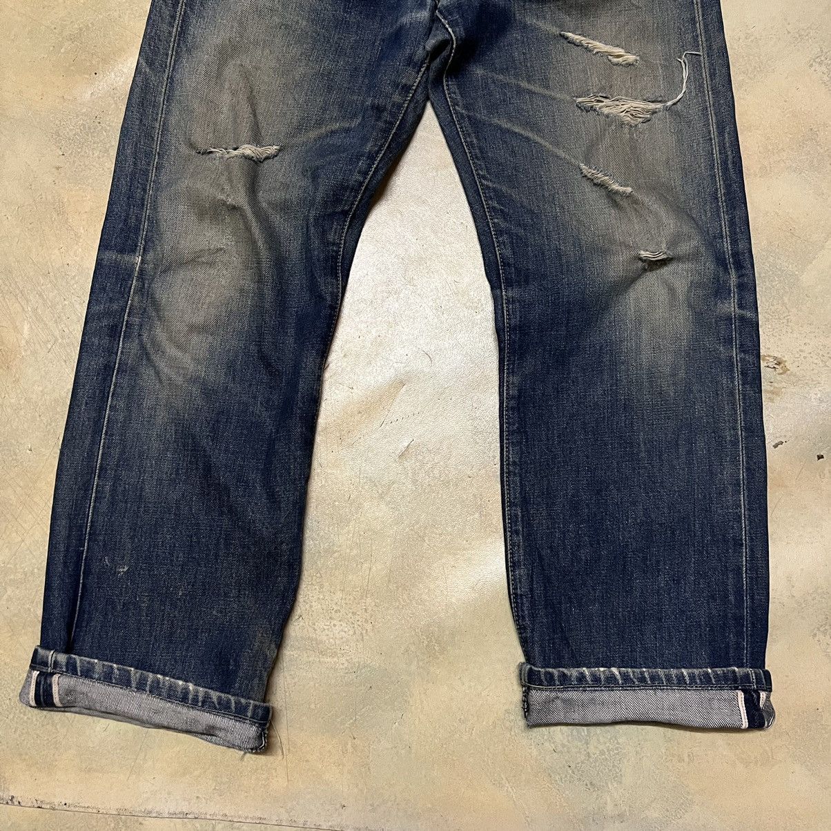 Levi's Vintage levis lot 707 selvedge distressed denims style Size US 28 / EU 44 - 5 Thumbnail