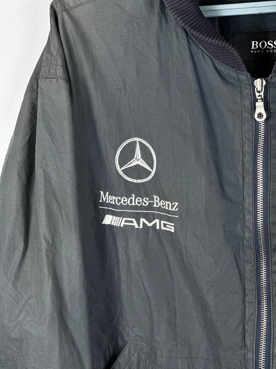 Mercedes-Benz Vintage Racing Jacket Mercedes Benz Hugo Boss West Formula 1 Size US XL / EU 56 / 4 - 4 Thumbnail