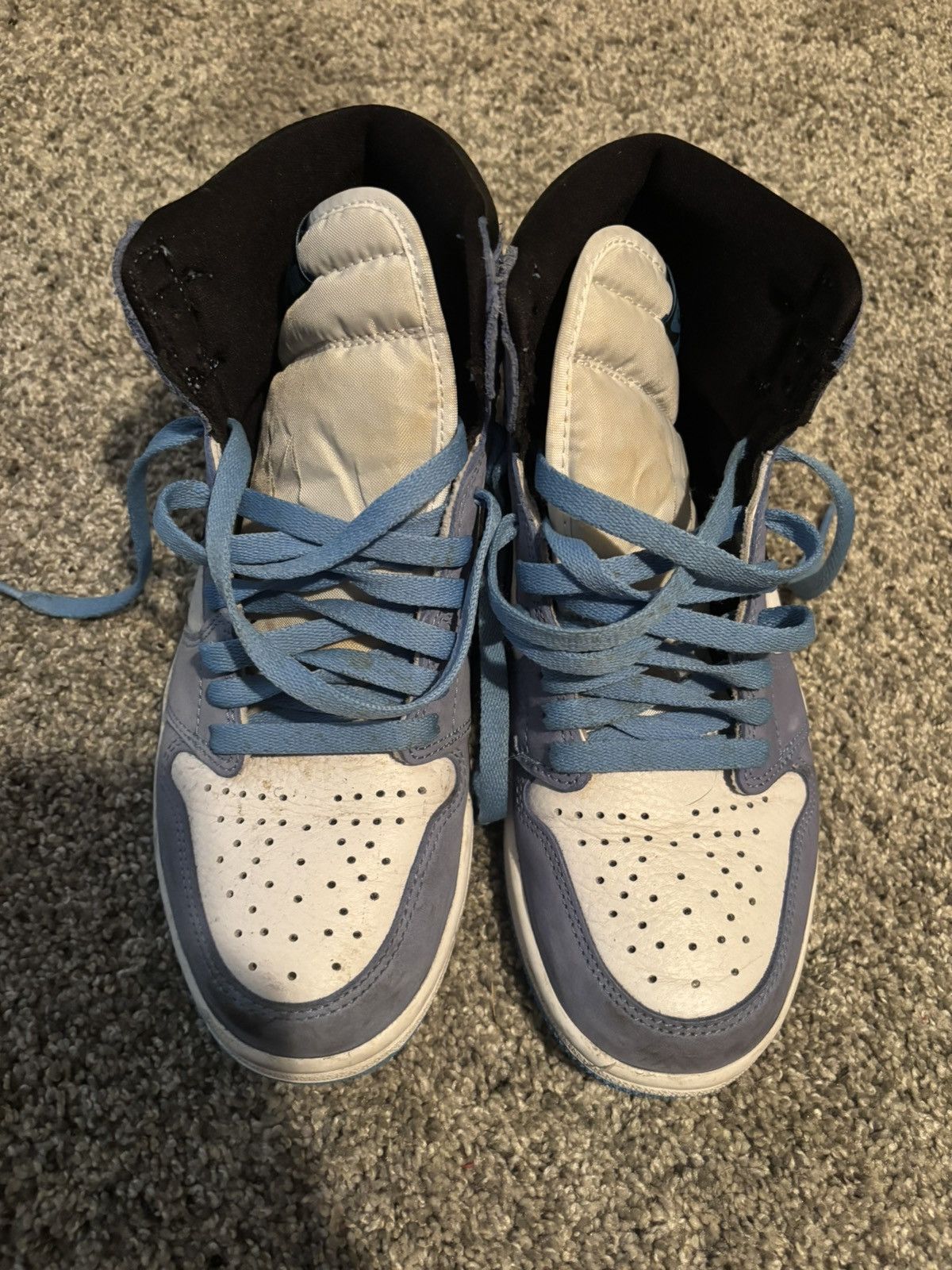 Jordan Brand × Nike × Vintage University Blue retro 1s Jordan Size US 8 / EU 41 - 1 Thumbnail
