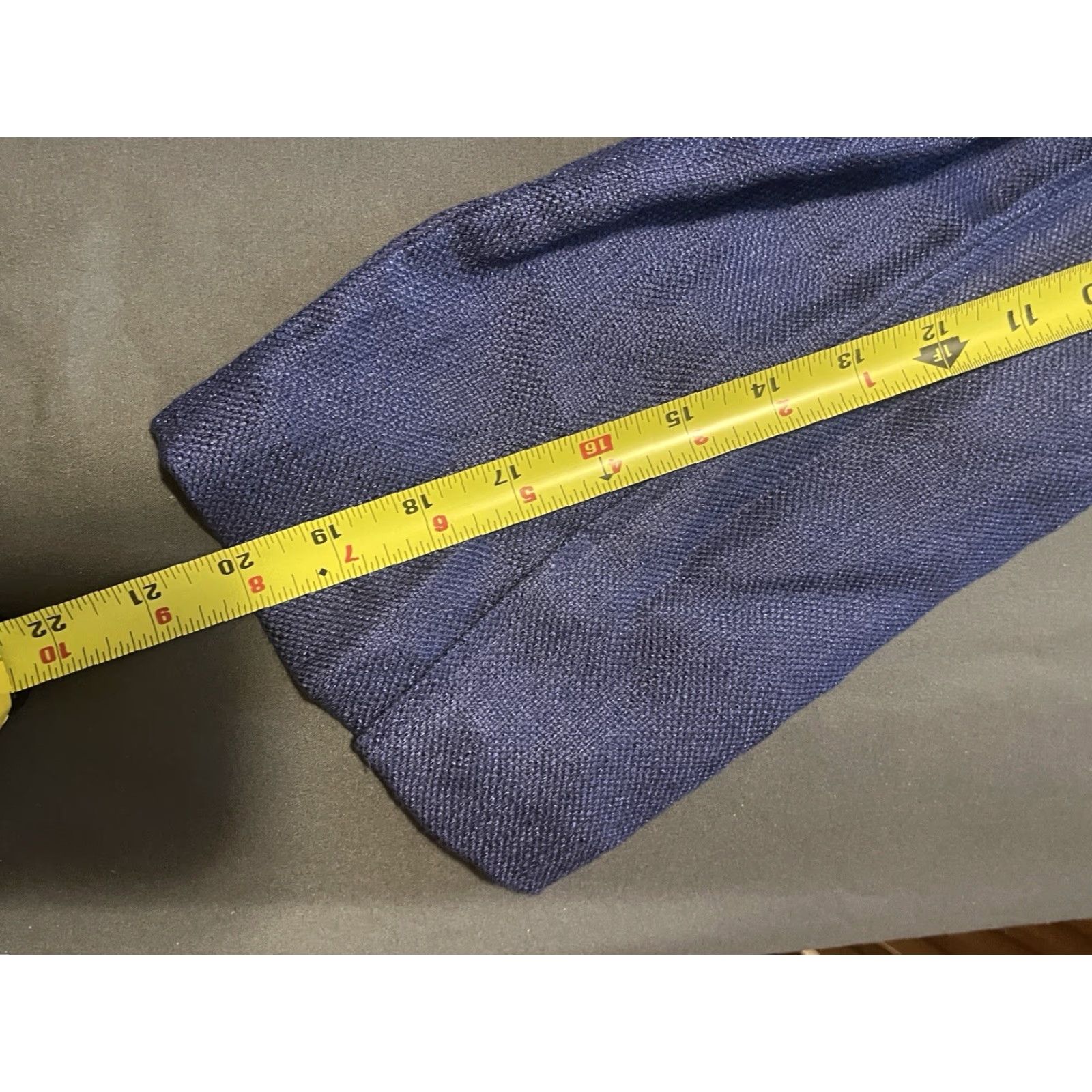 Eileen Fisher Eileen Fisher Blazer Women L Blue Linen Blend Unlined Solid Career Casual Jacket Womens Size L / US 10 / IT 46 - 7 Thumbnail