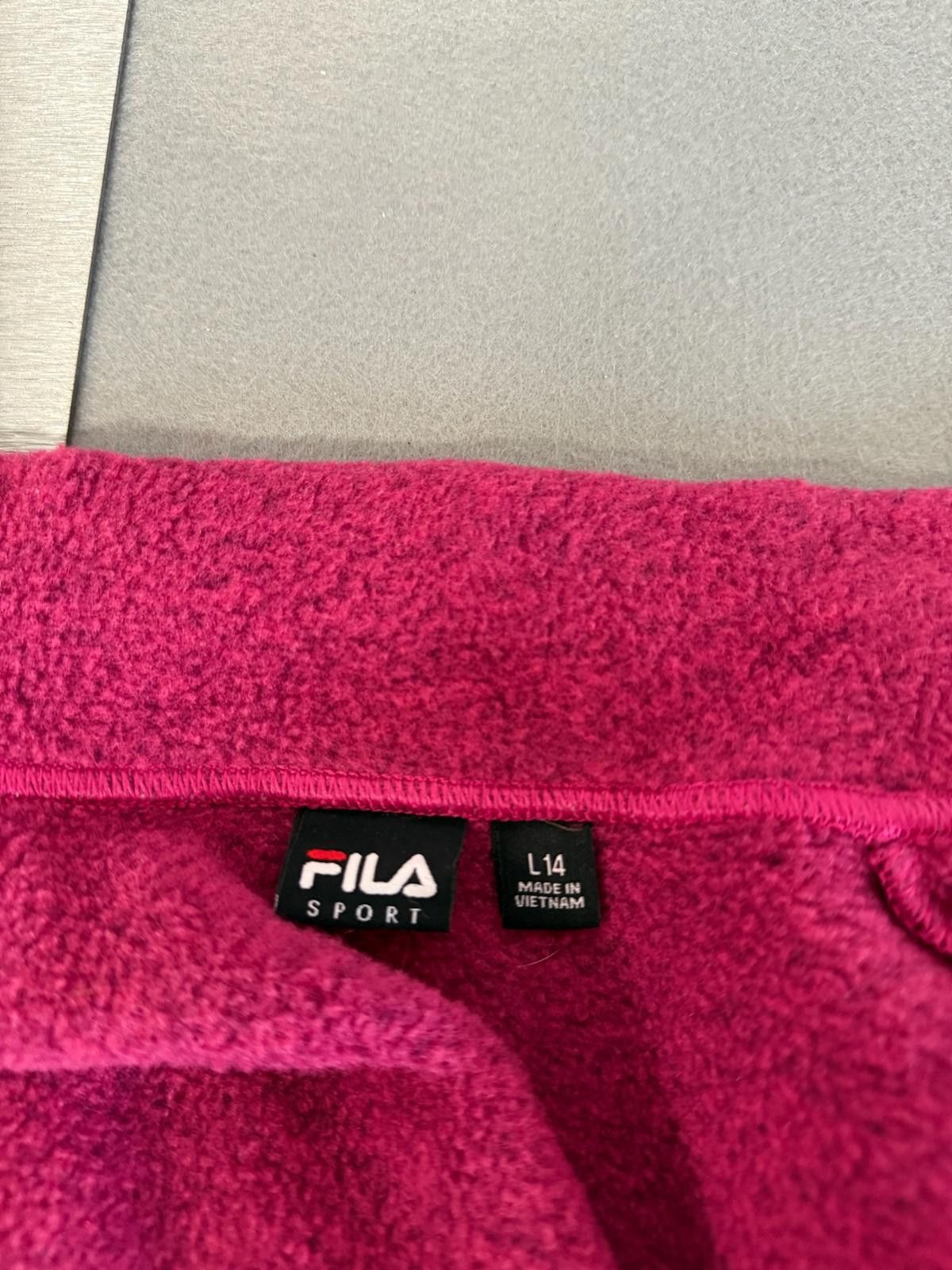 Fila Fila Magenta Sport Zip-Up Jacket Womens Size 14 Size L / US 10 / IT 46 - 6 Thumbnail