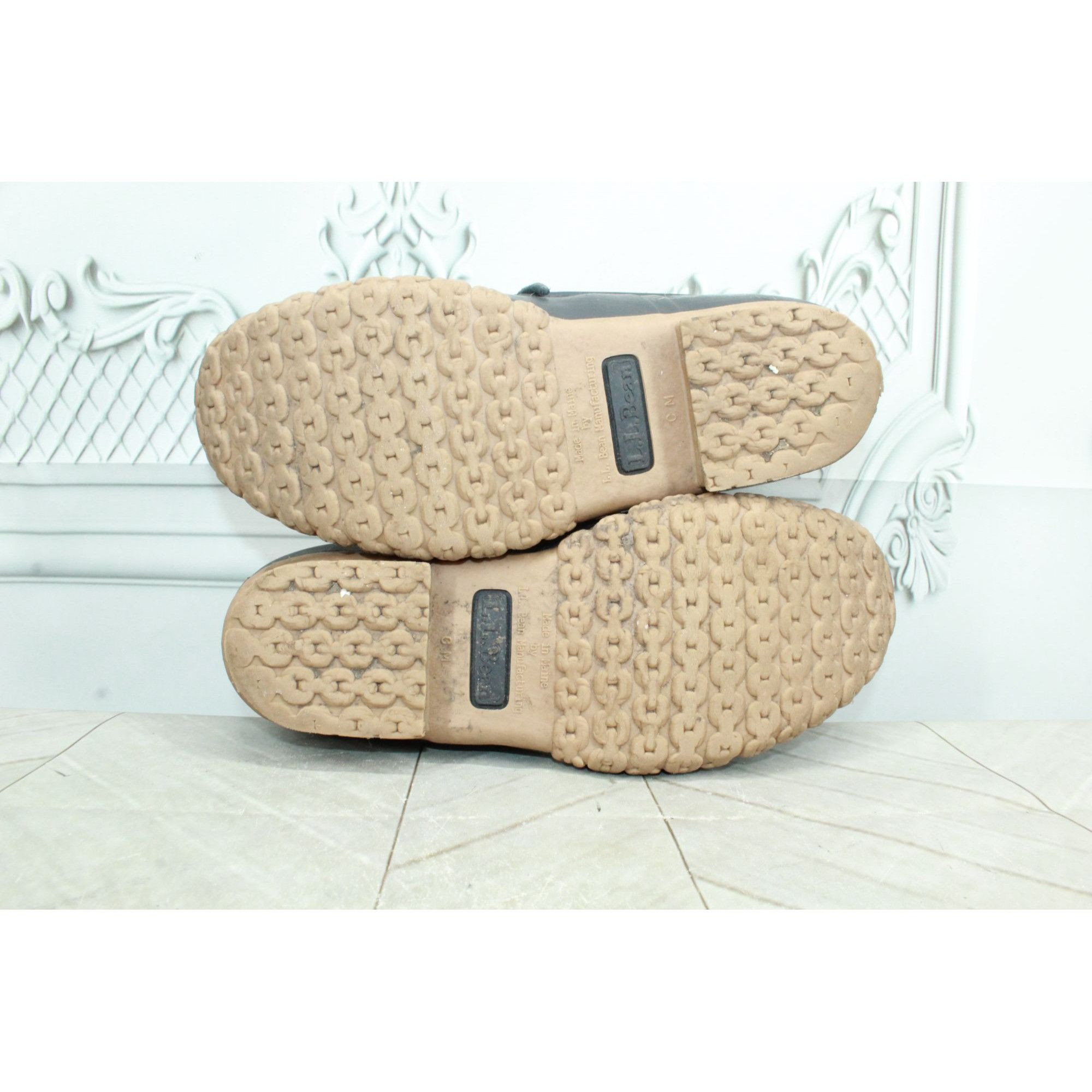 L.L. Bean × Leather LL Bean Women's Bean Boots Rubber Moc Sherpa Size US 6 / IT 36 - 11 Thumbnail