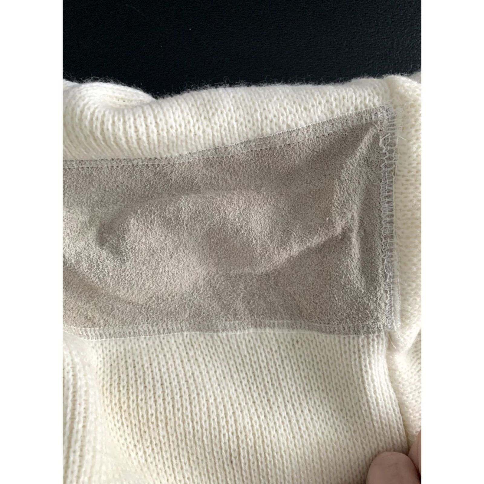 Vintage Vintage Z. Cavaricci Ivory Knit Suede Embroidered Cardigan Sweater Men’s M Size US M / EU 48-50 / 2 - 5 Thumbnail