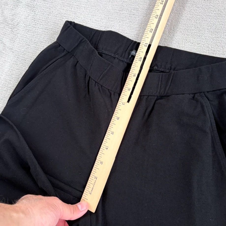 Eileen Fisher EILEEN FISHER Pants Women XS Black Viscose Blend Stretch Straight Leg Pull-On Size 26" / US 2 / IT 38 - 7 Thumbnail
