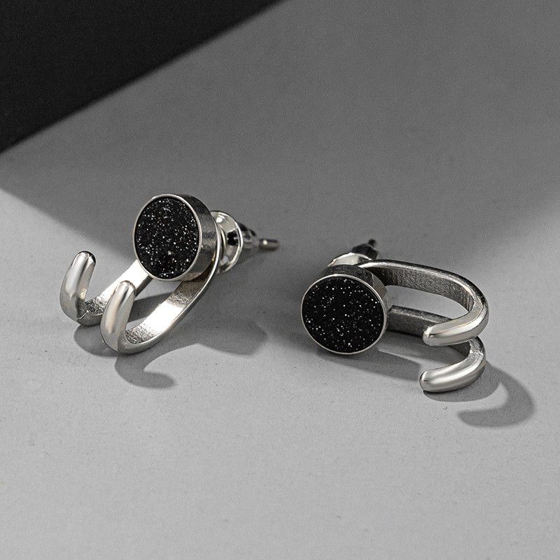 Jewelry × Sterling Silver Rare Earrings One Pairs Chrome Jewelry Size ONE SIZE - 3 Thumbnail