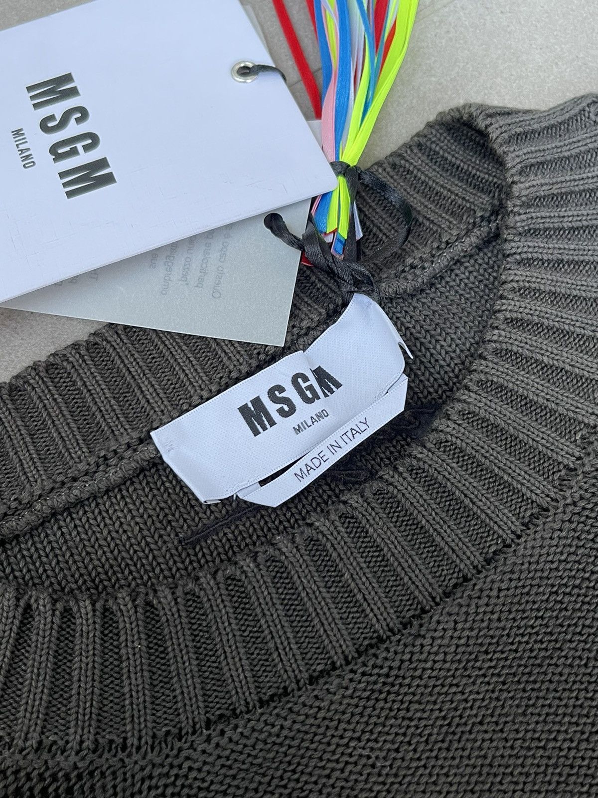 MSGM !DS! SS23 MSGM Abstract Print Knitted Jumper Size US XL / EU 56 / 4 - 19 Thumbnail