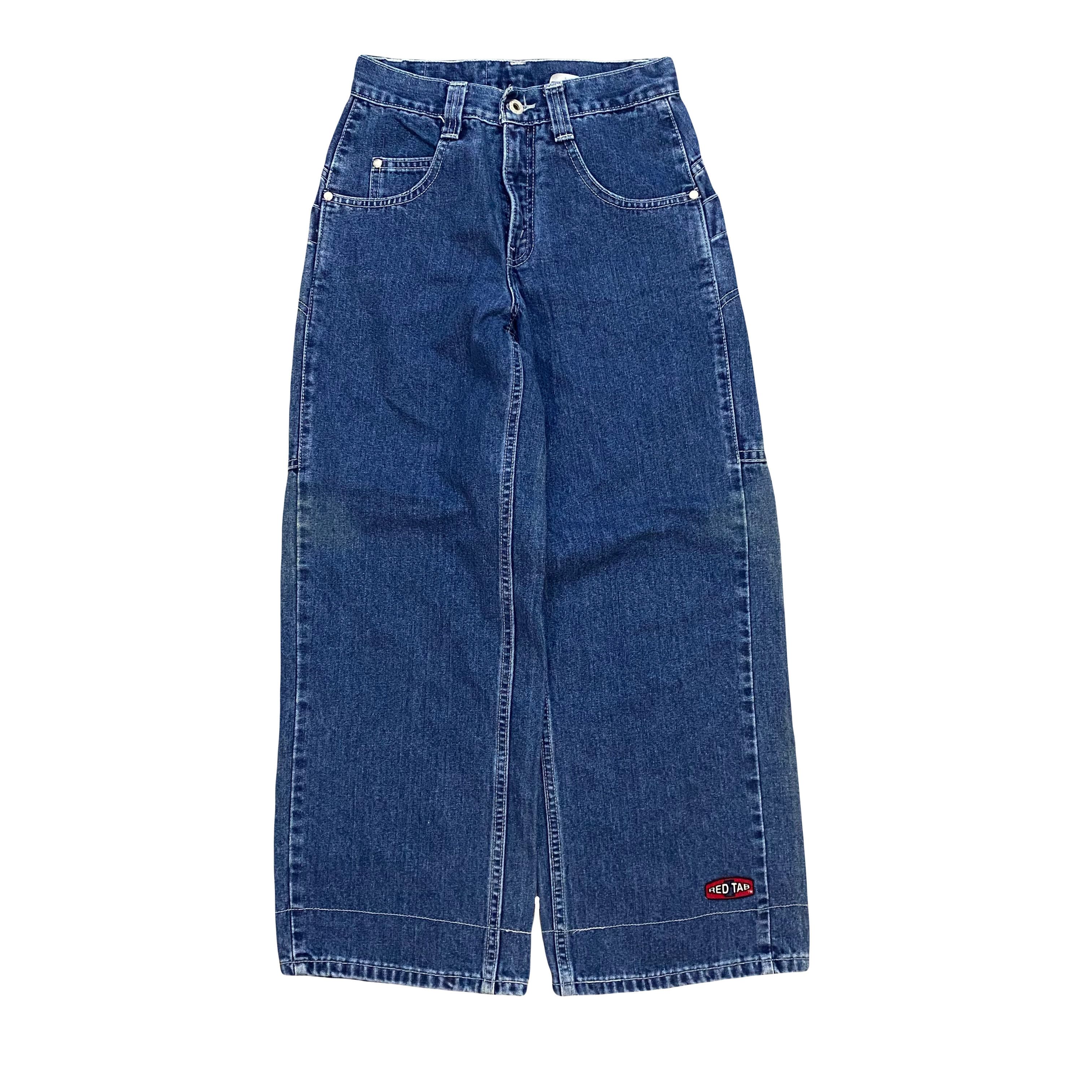 Levi's × Vintage VTG Y2K Levi's Red Tab Wide Leg Denim Jeans Big Tab Size 34" / US 12 / IT 48 - 2 Thumbnail