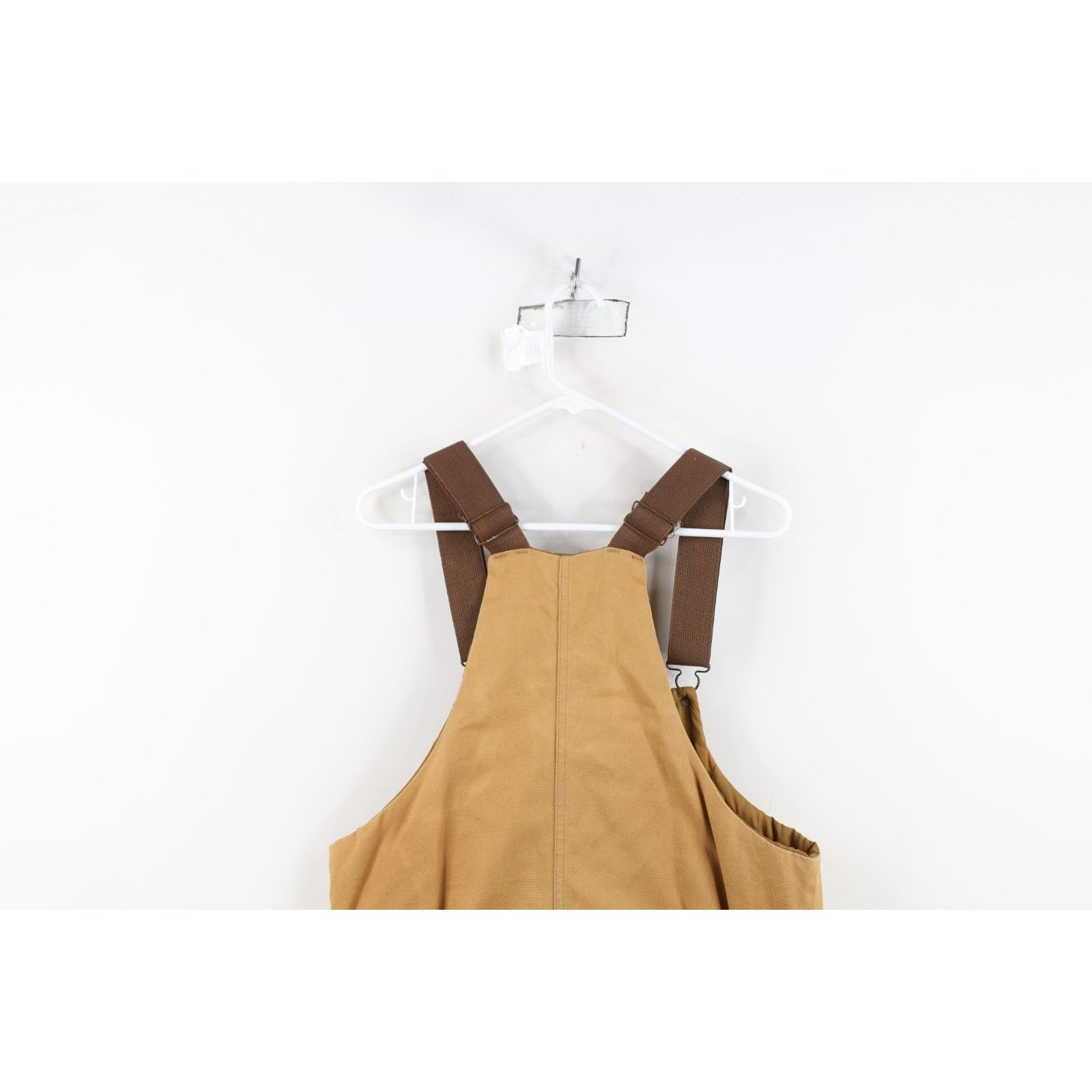 Walls Vintage 90s Walls Distressed Quilted Canvas Overalls Size US 30 / EU 46 - 19 Thumbnail