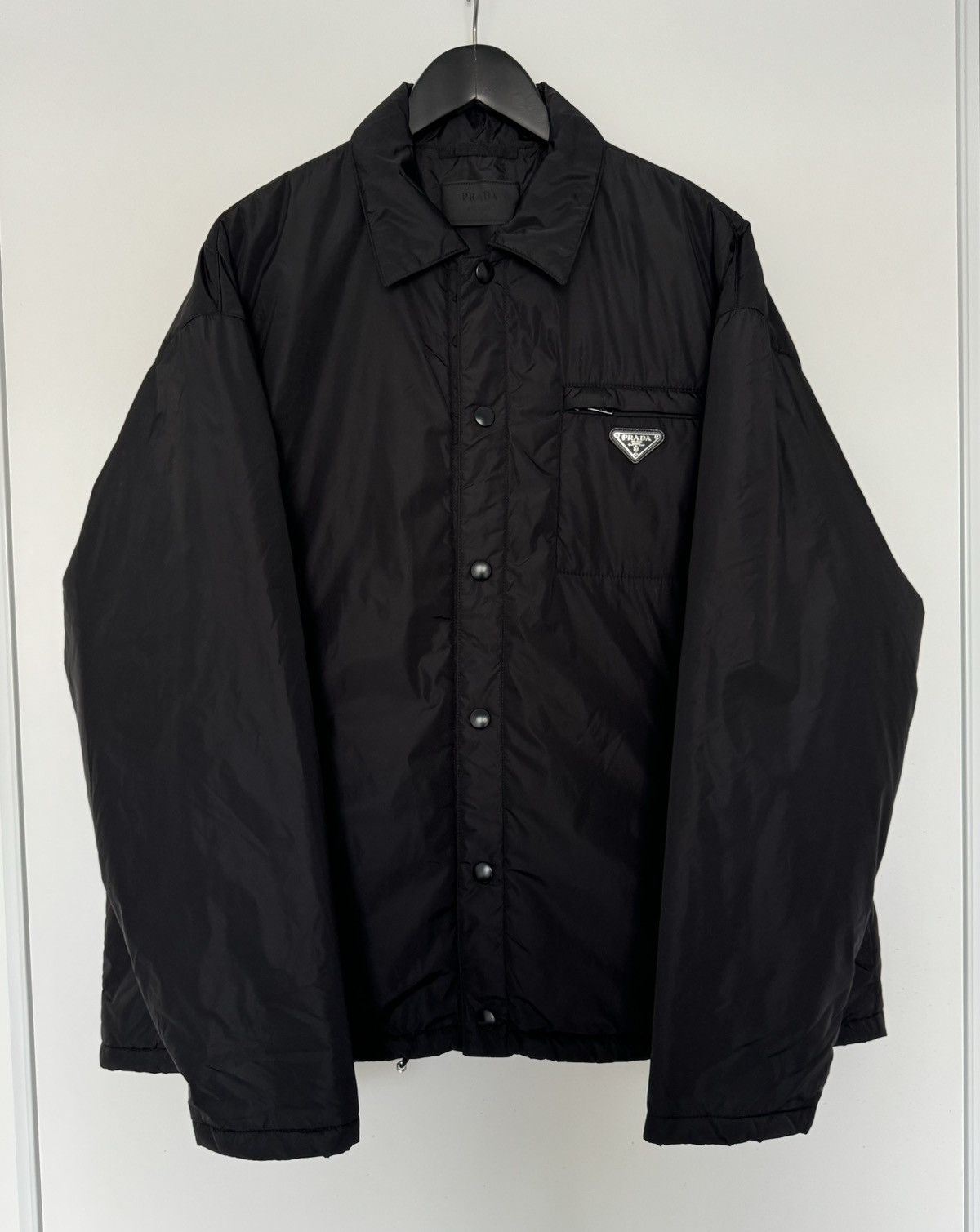 Prada Prada Logo Re-Nylon Light Padded Jacket Size US XL / EU 56 / 4 - 1 Thumbnail