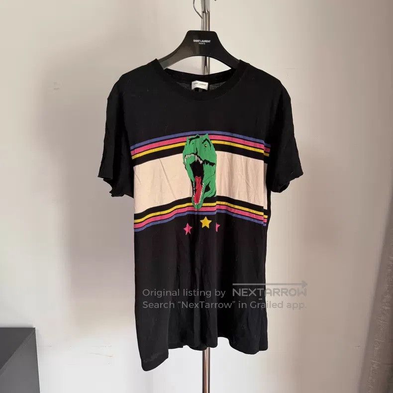 Saint Laurent Paris Saint Laurent Paris Dinosaur Print Short Sleeve i Size US M / EU 48-50 / 2 - 1 Thumbnail