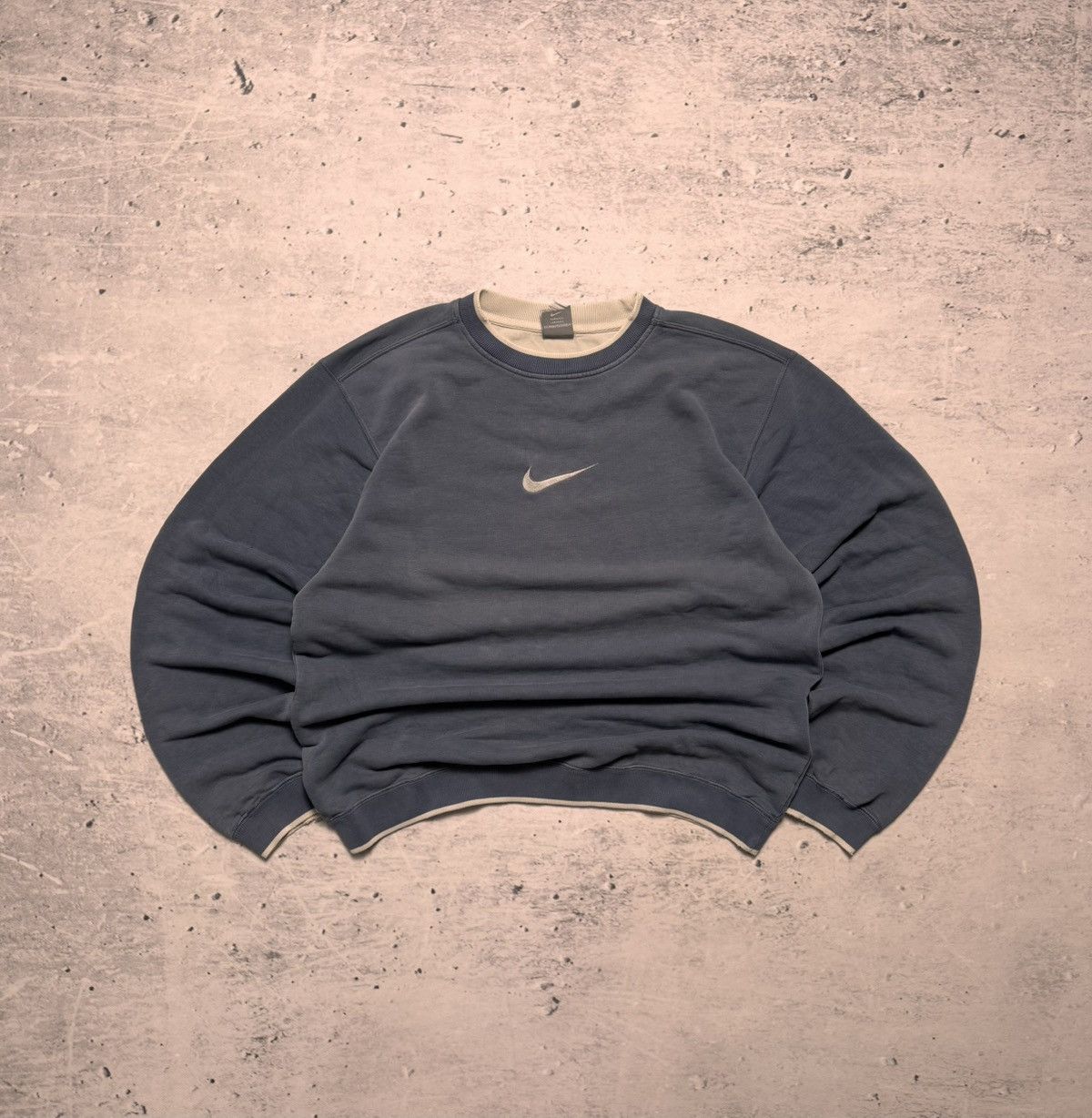 Nike × Vintage NIKE VINTAGE CENTER LOGO OVERSIZE BOXY SWEATSHIRT Size US M / EU 48-50 / 2 - 1 Thumbnail