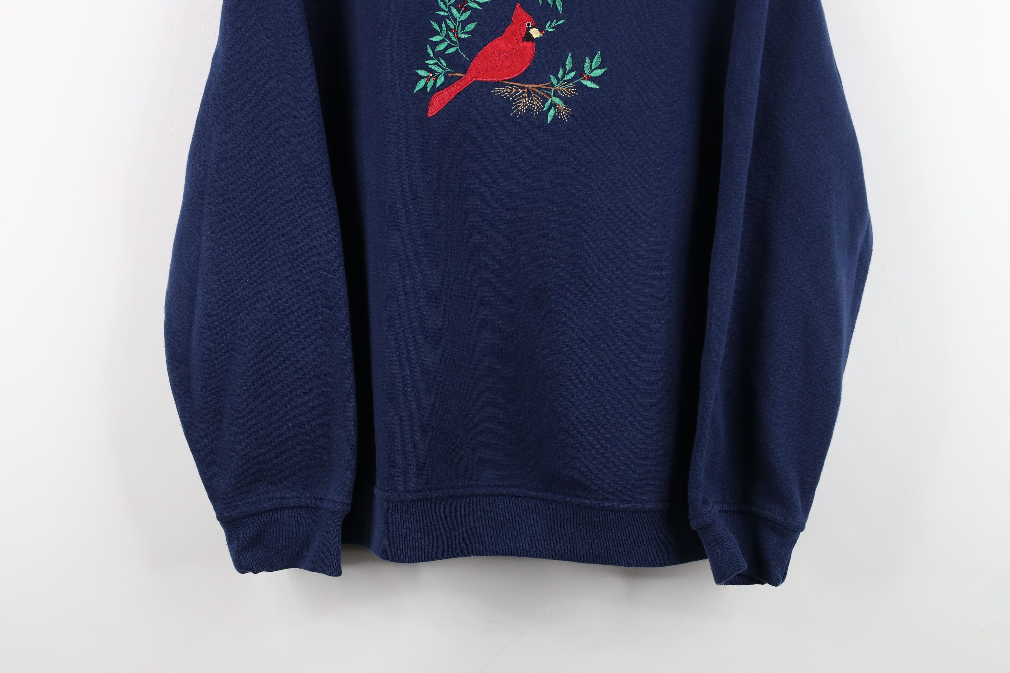 Vintage Vintage 90s Streetwear Cardinal Bird Layered Sweatshirt Size XL / US 12-14 / IT 48-50 - 3 Thumbnail