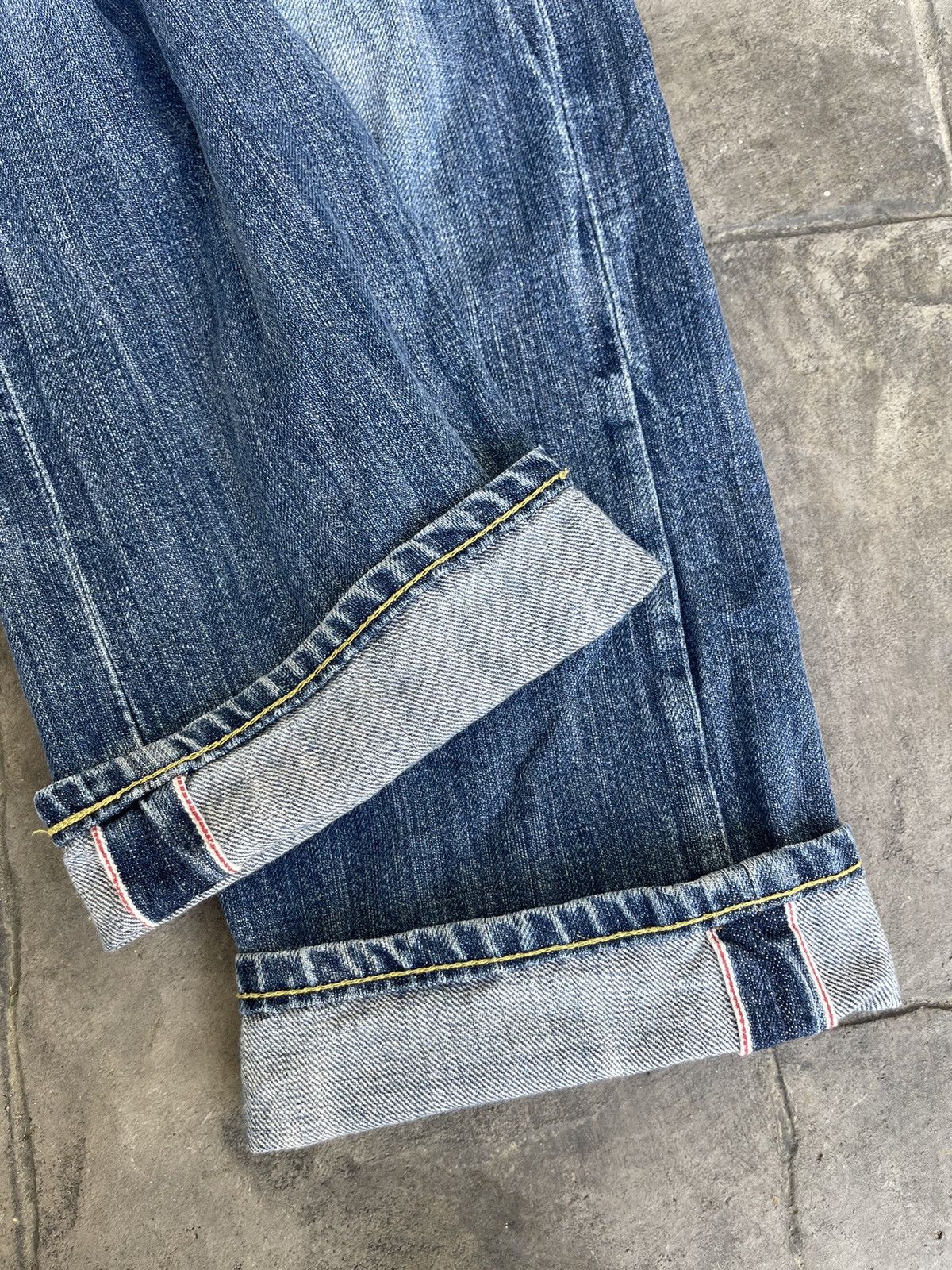 Japanese Brand JAPAN MADE Grand Global Okayama Denim Selvedge Buckle Back Size US 29 - 3 Thumbnail