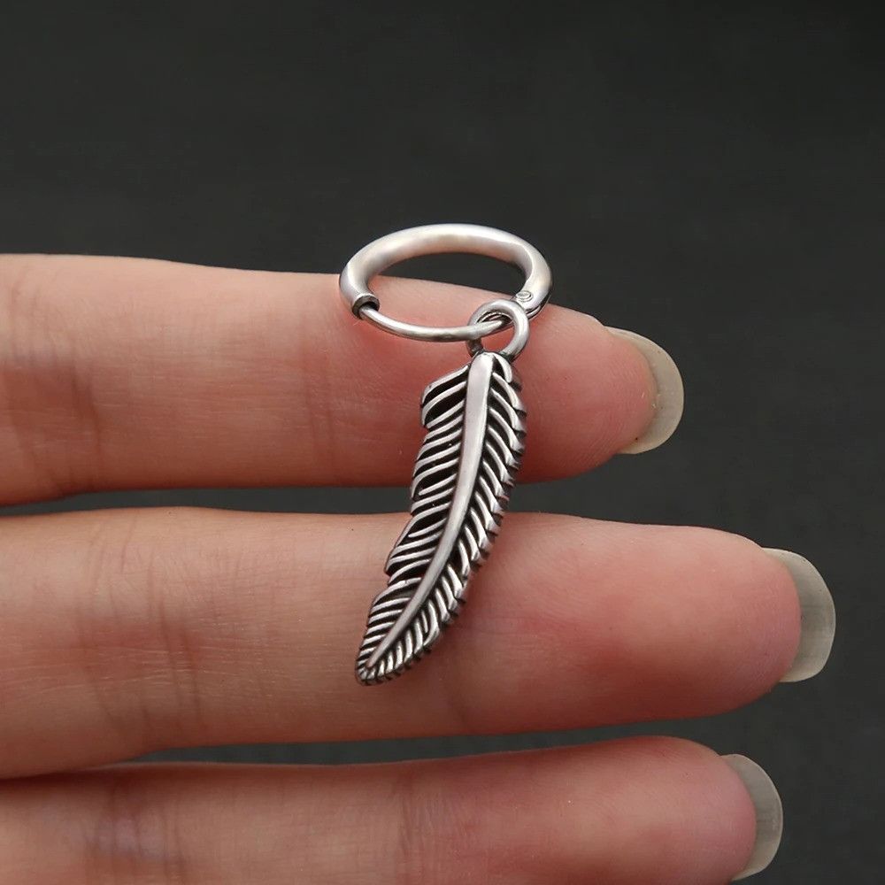 Japanese Brand × Vintage Creative Feather Earrings Size ONE SIZE - 6 Thumbnail