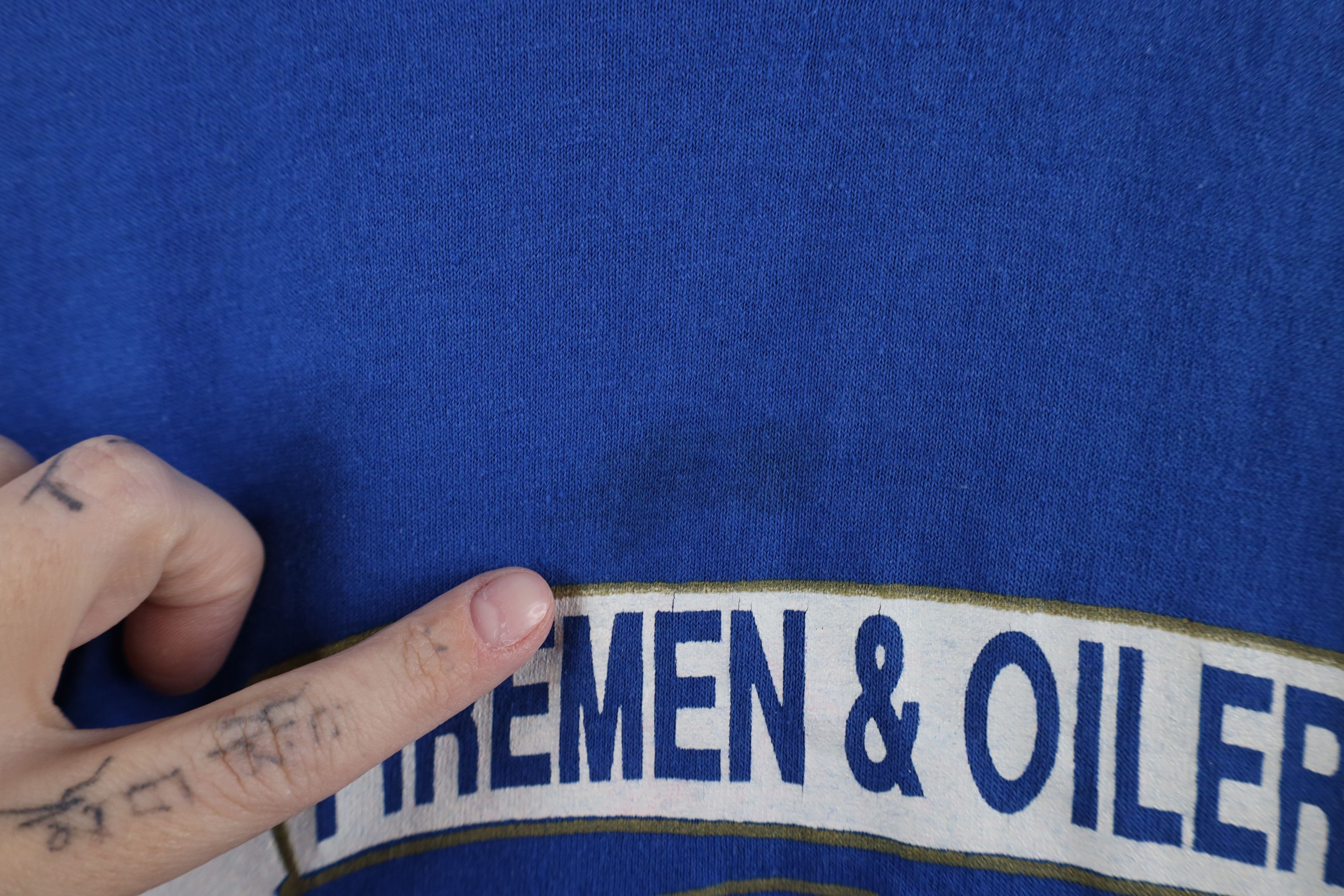 Vintage Vintage 70s 80s Brothers of Firemen and Oilers T-Shirt USA Size US XL / EU 56 / 4 - 7 Thumbnail