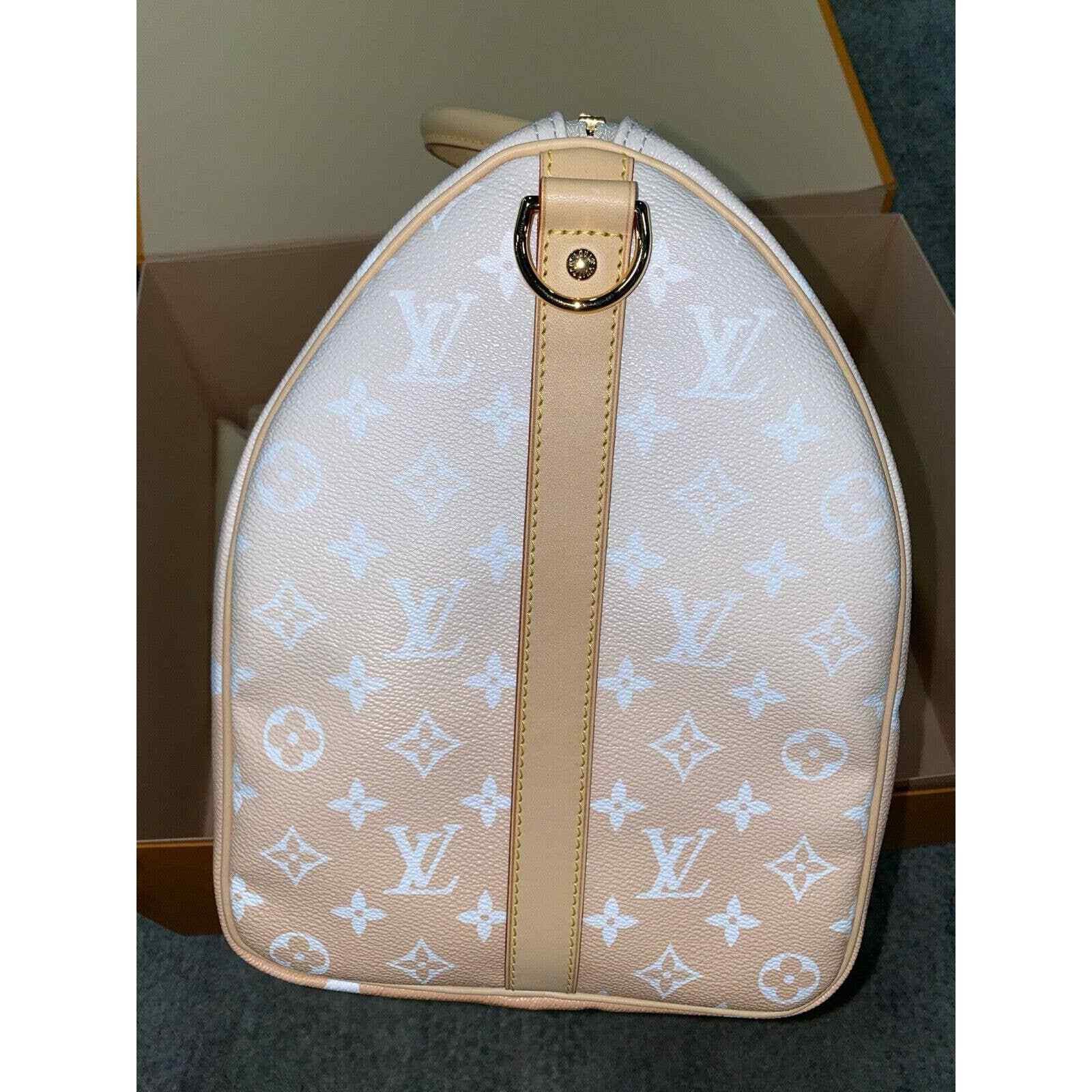 Louis Vuitton Louis Vuitton Bandouliere 45 Giant Logo Brume Travel Bag Size ONE SIZE - 8 Thumbnail