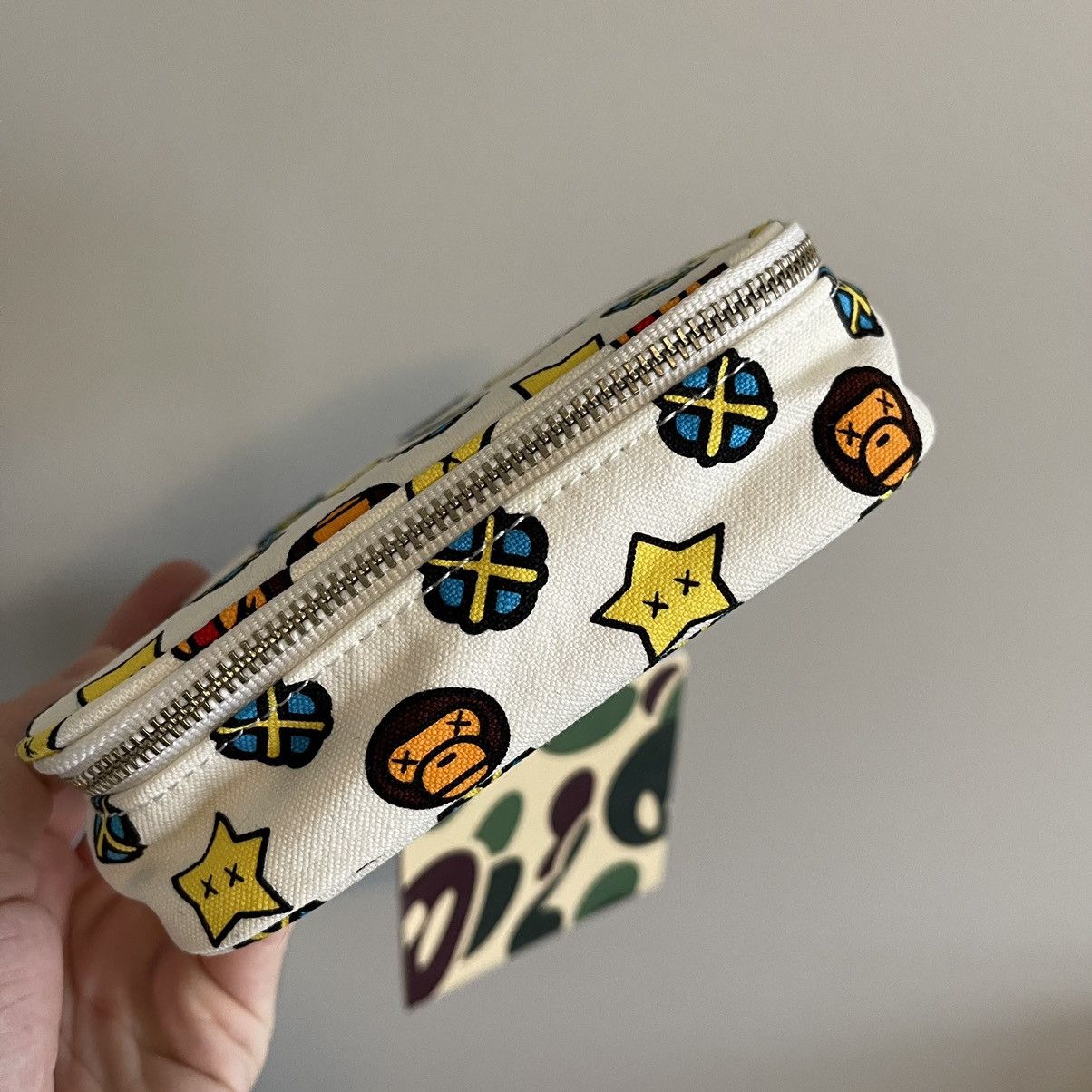Bape × Kaws OG Bape x Kaws Monogram Mini Pouch Bag Size ONE SIZE - 7 Thumbnail
