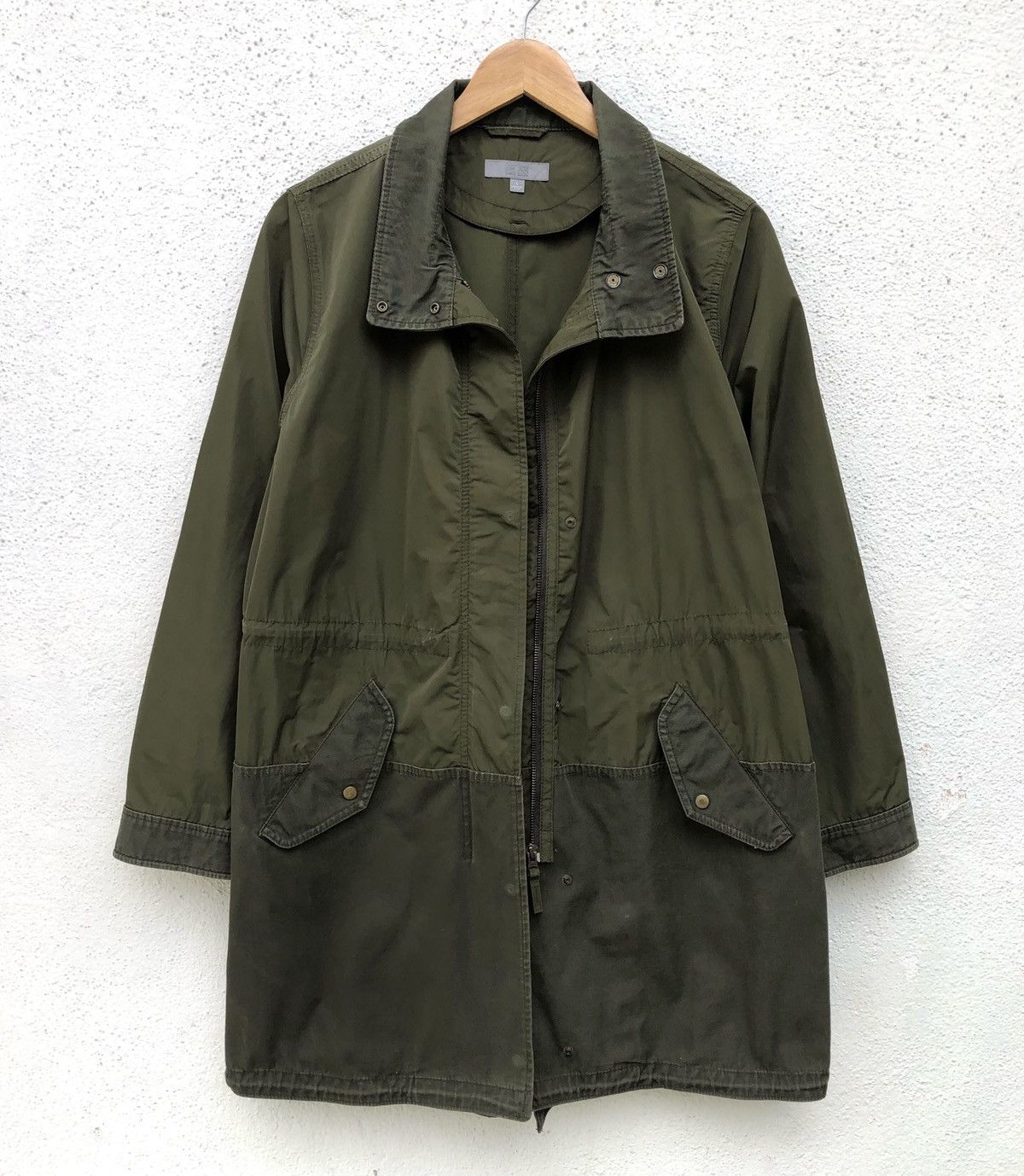 Uniqlo Uniqlo Utility Military Green Pockets Parka Jacket Size US L / EU 52-54 / 3 - 1 Thumbnail