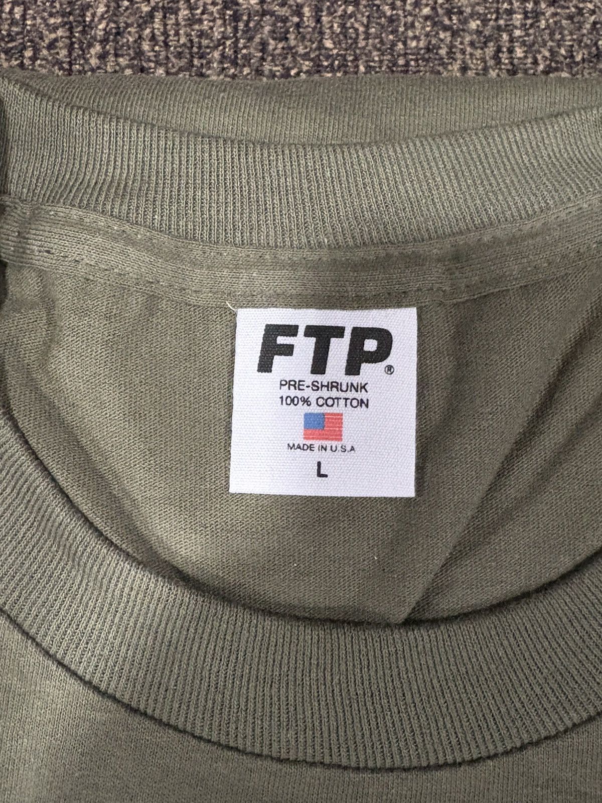 Fuck The Population FTP Logo L/S Tee Olive Size US L / EU 52-54 / 3 - 2 Thumbnail