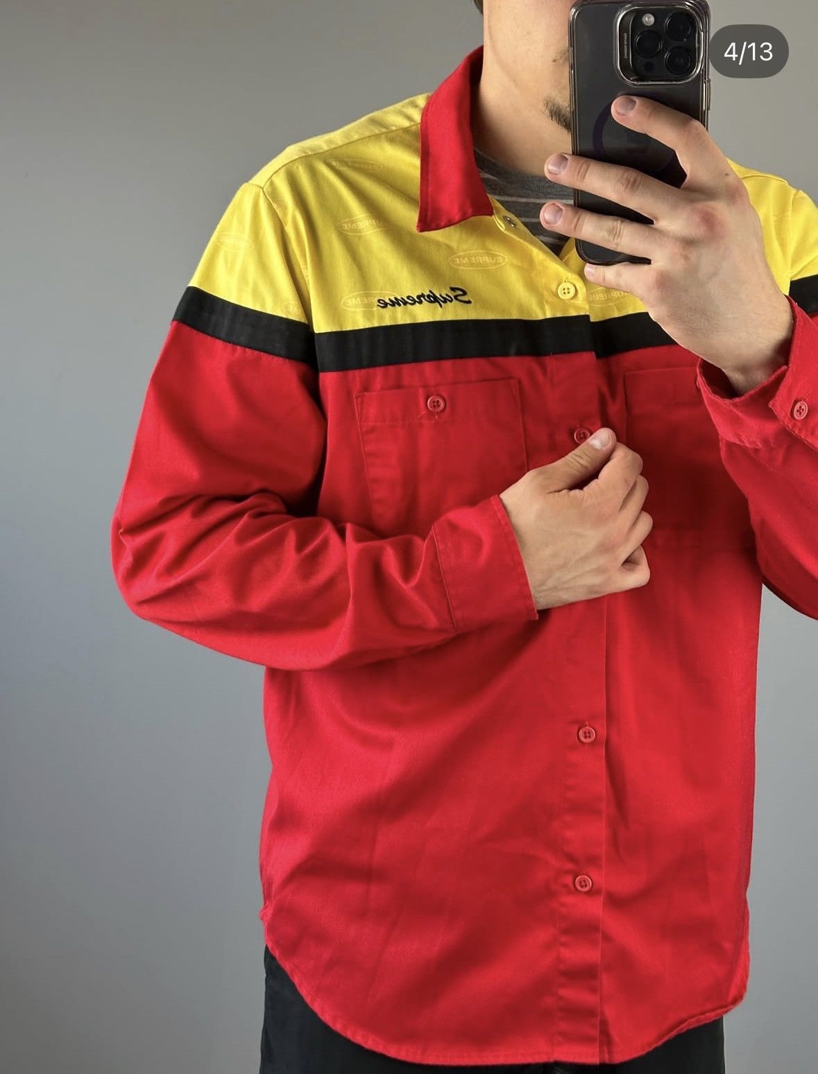 Supreme Supreme workwear over shirt button up mens rare Size US L / EU 52-54 / 3 - 4 Thumbnail