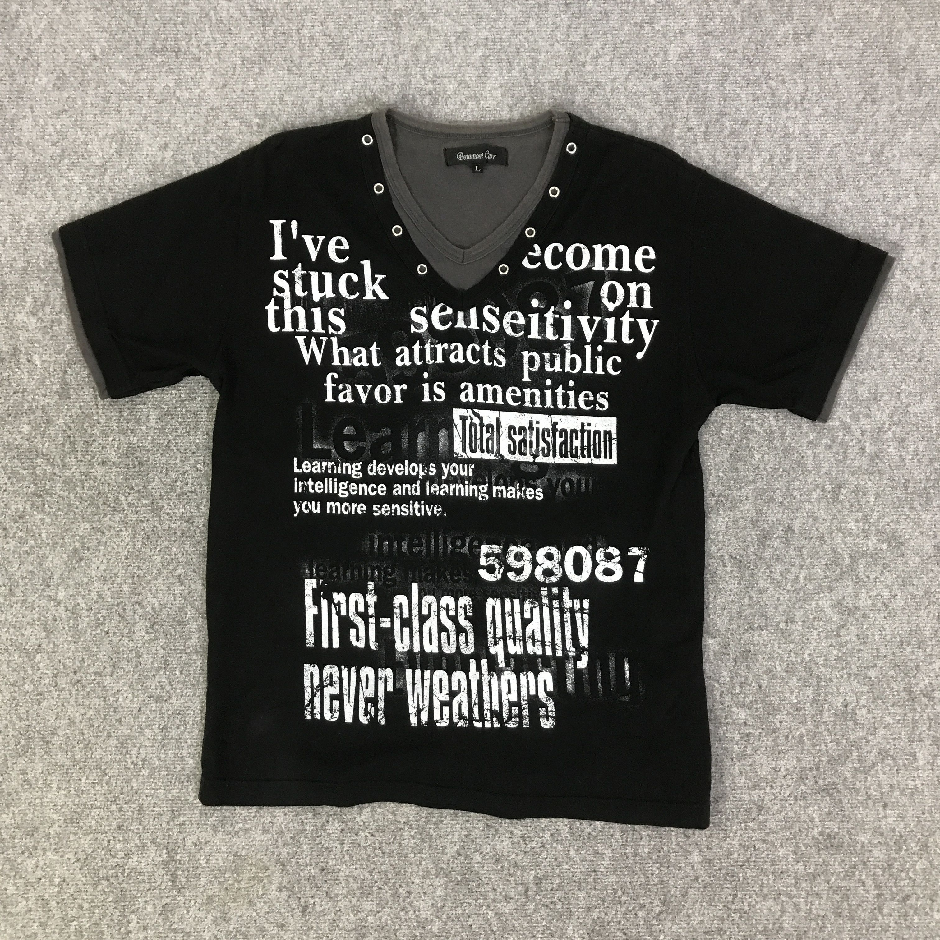If Six Was Nine PUNK JAPAN BEAUMONT DESIGN GOTHIC T-SHIRT K93B5 Size US M / EU 48-50 / 2 - 1 Thumbnail